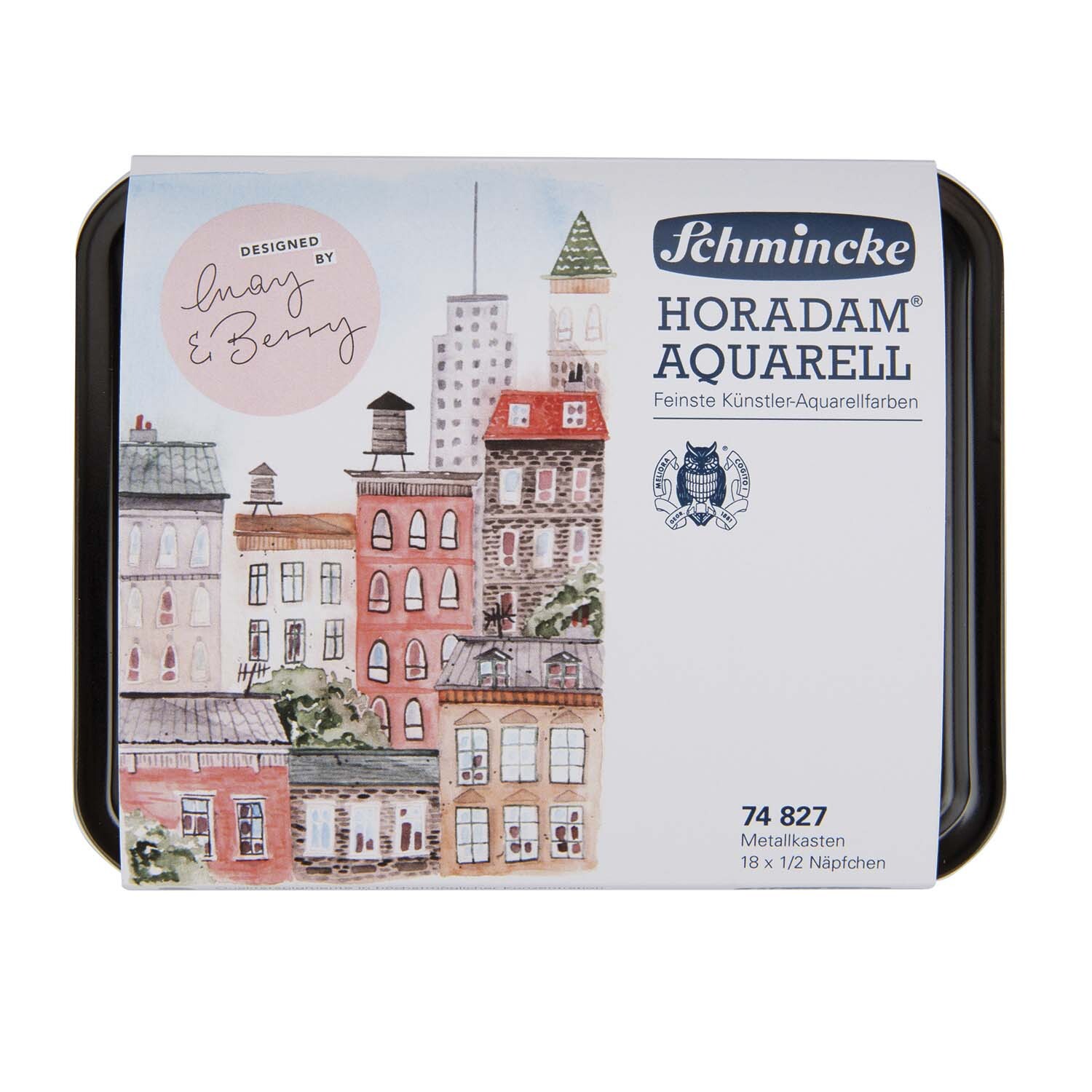 Schmincke Horadam Aquarellkasten 18x halbe Näpfe Schmincke Horadam Aquarellkasten 18x halbe Näpfe