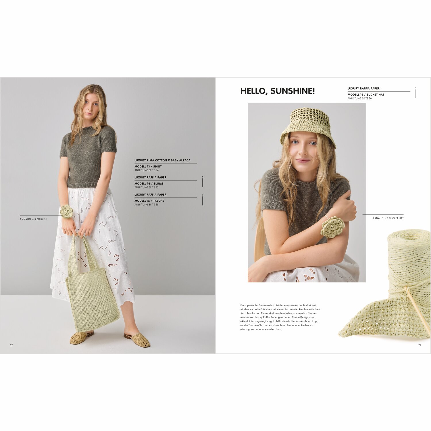 Luxury Knits - Summer Pieces Sprachauswahl deutsch von Rico Design
