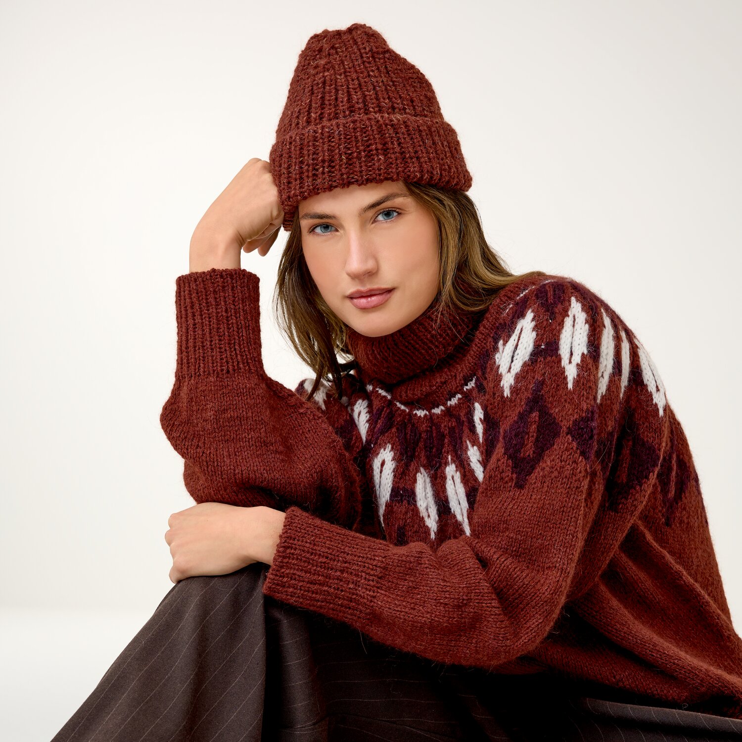 Strickset Mütze Modell 02a aus Die Neue Masche No. 17 von Rico Design