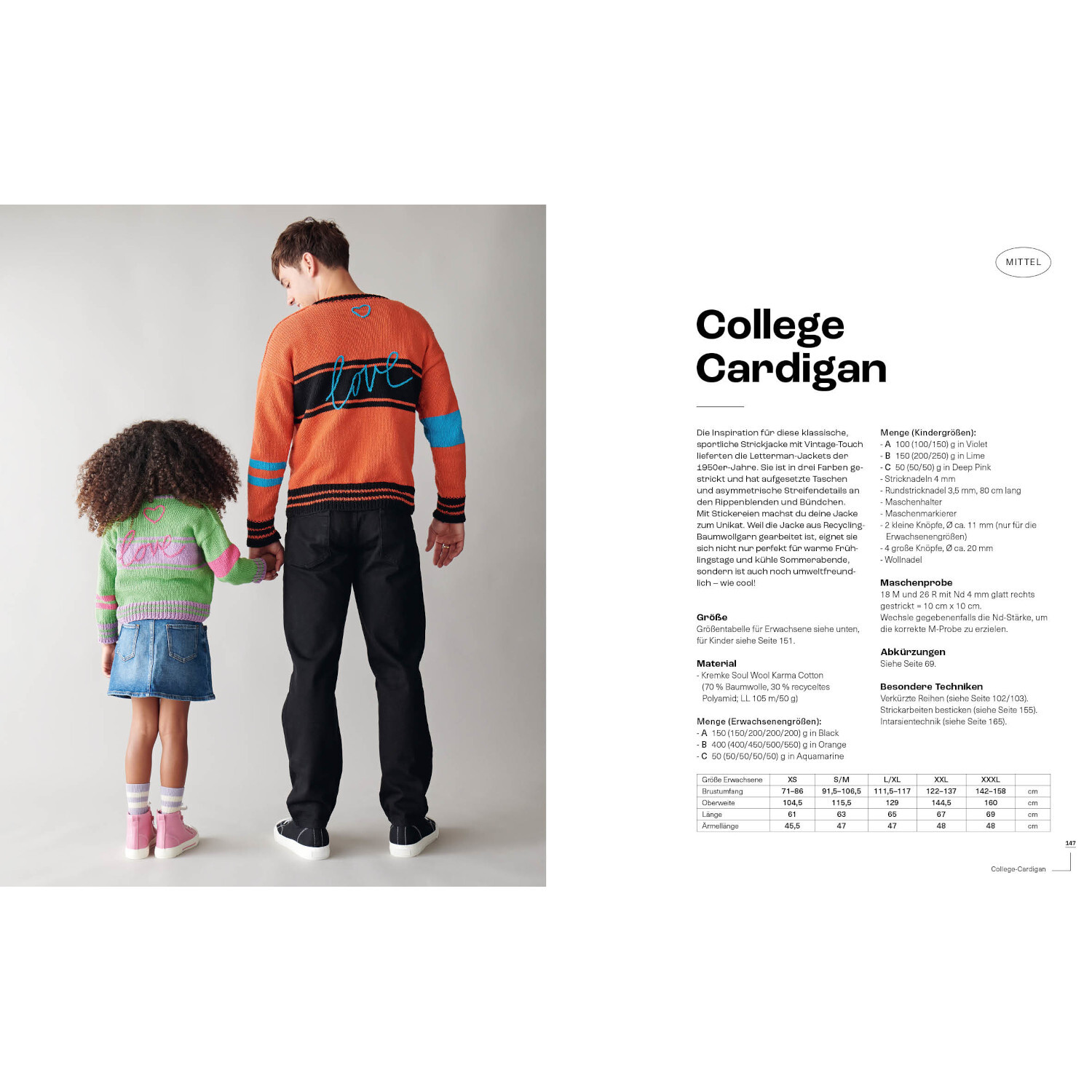 Tom Daley- Stricken with Love: Zwei Personen in bunten College-Cardigans, eine in Orange, die andere in Grün.