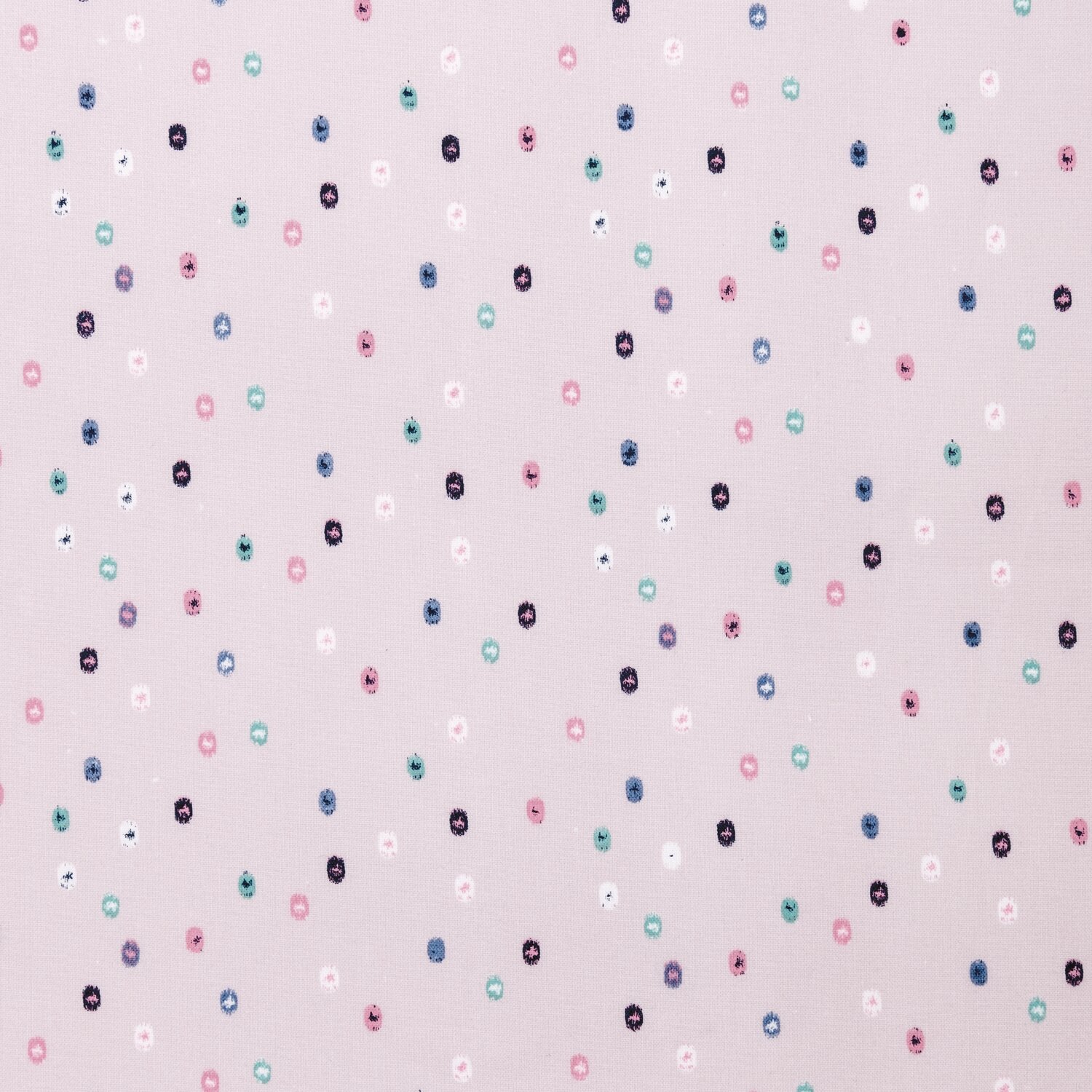 Druckstoff grafische Punkte flieder 140cm von Rico Design