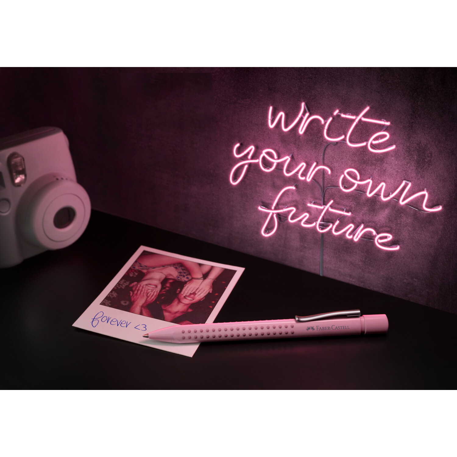 Kugelschreiber Grip 2010 M Farbe Coconut Milk von Faber-Castell 