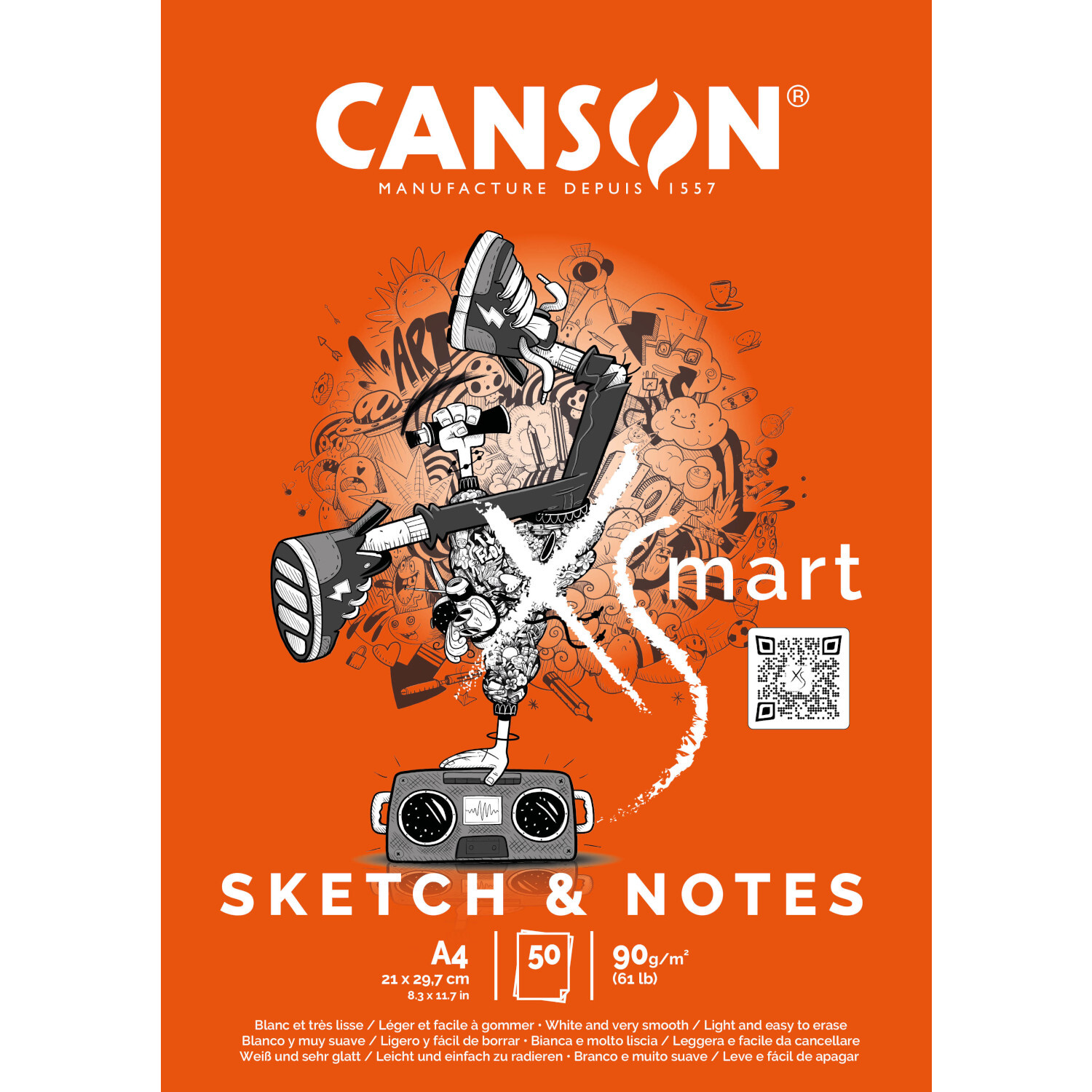 CANXSMART Sketch&Notes Block 50 Blatt