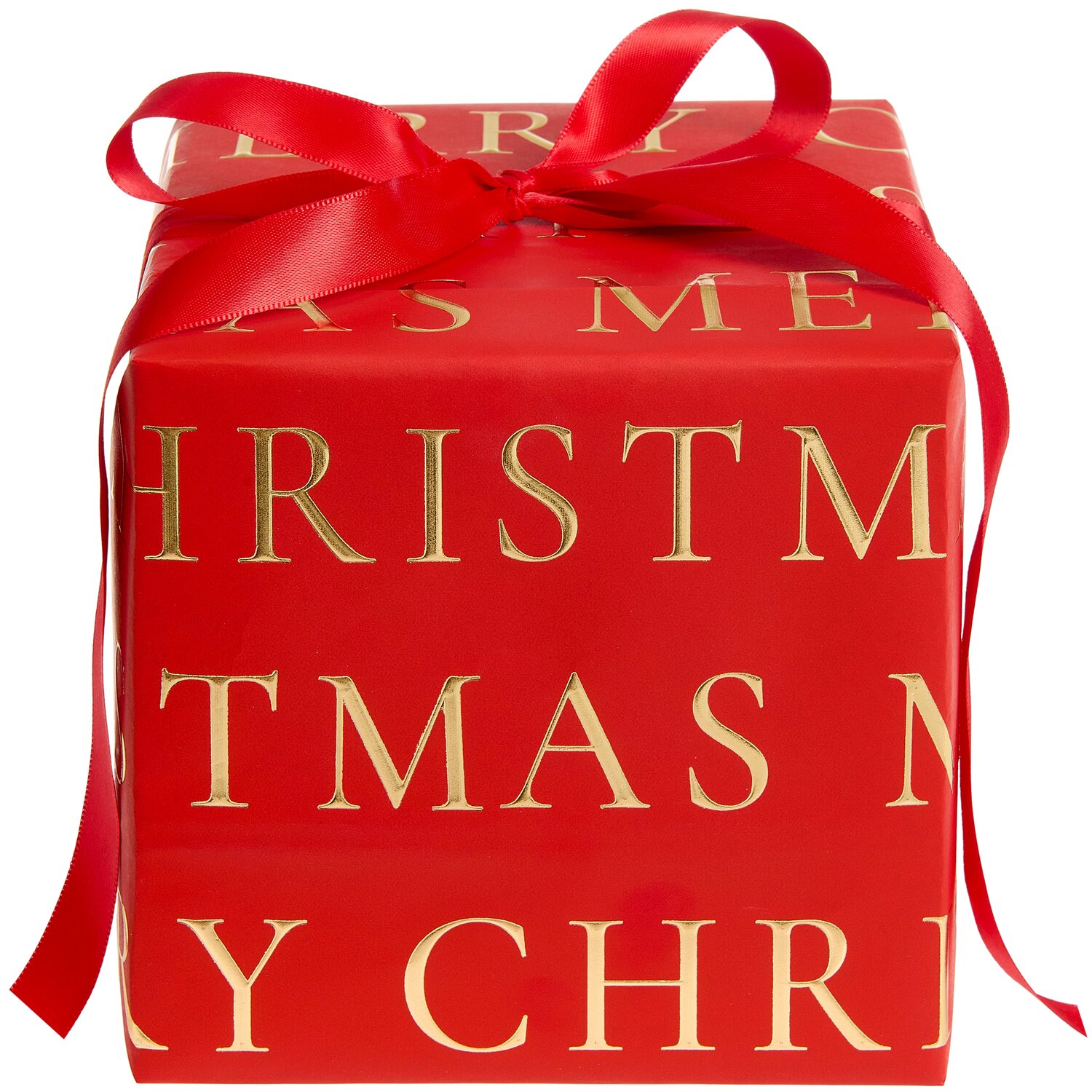 Paper Poetry Geschenkpapier Merry Christmas Farbe Rot/Gold von Rico Design