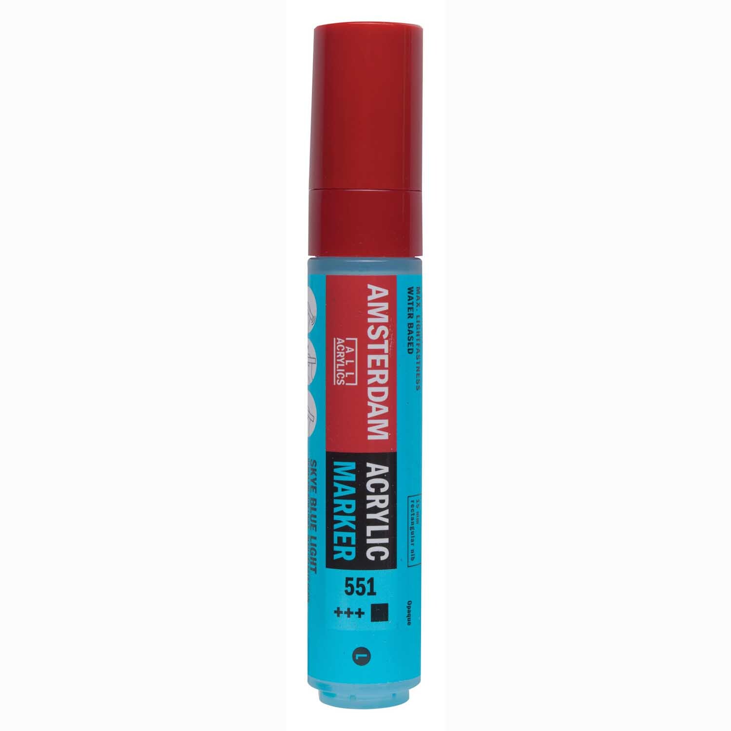 Acrylic Marker 15mm Farbe Himmelblau Hell von Royal Talens Acrylic Marker 15mm in Himmelblau Hell von AMSTERDAM, ideal für kreative Projekte.