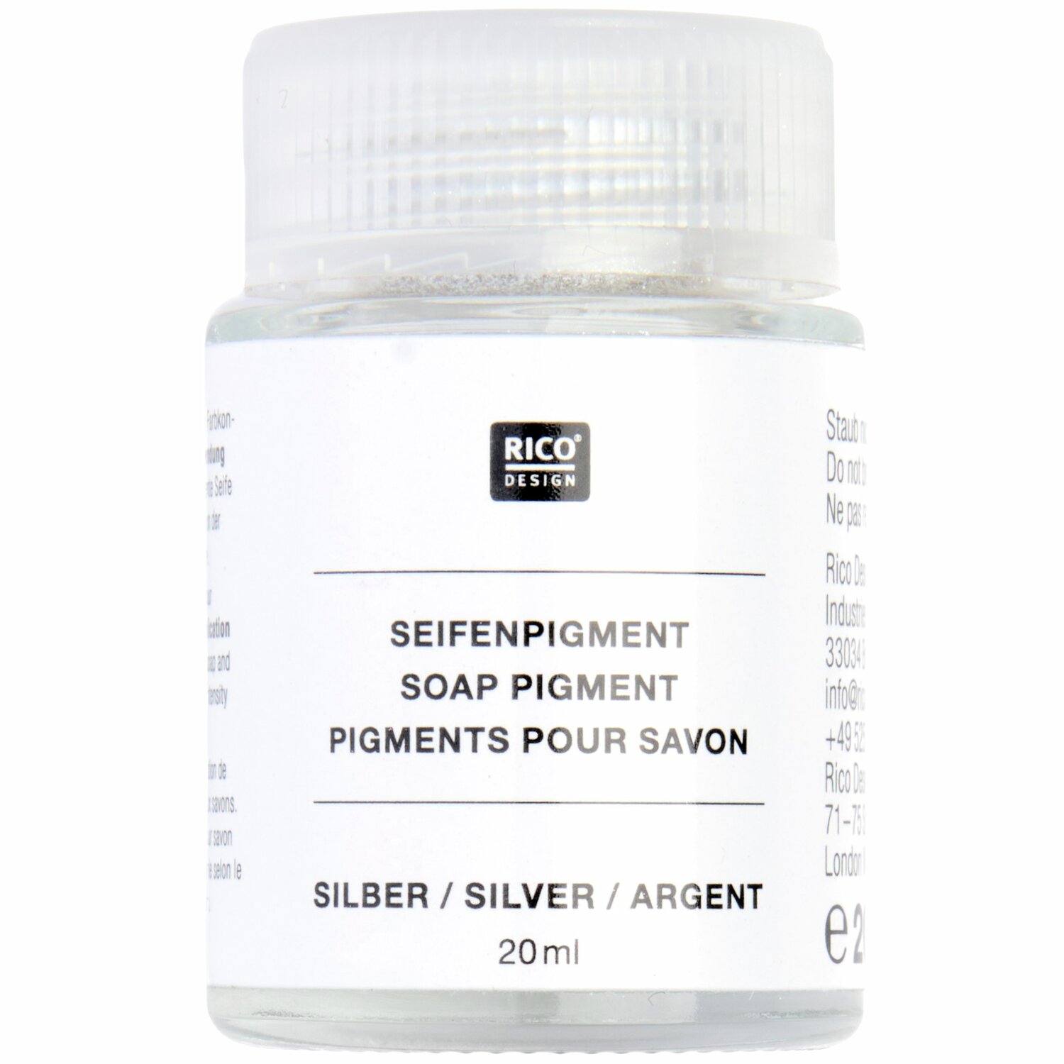 Seifenpigment silber  20ml  von Rico Design