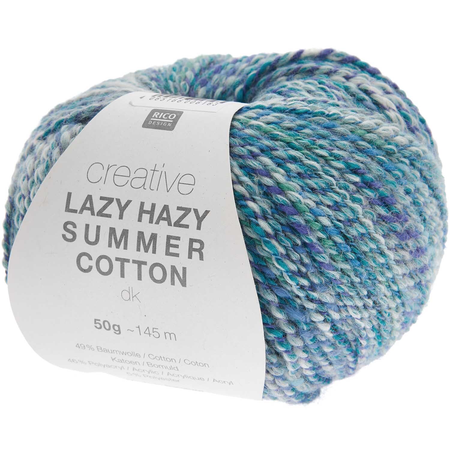 Rico Design Creative Lazy Hazy Summer Cotton dk Türkis