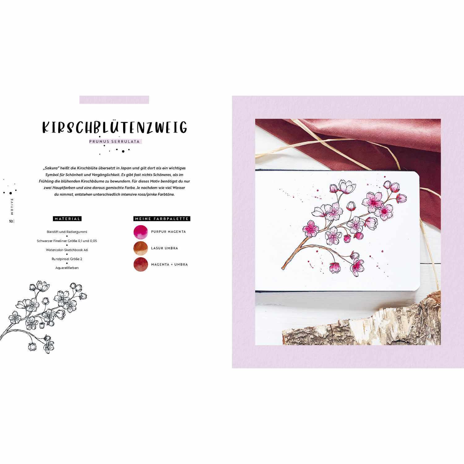 Watercolor - Florale Motive aus Wiese, Wald & Garten Watercolor - Florale Motive aus Wiese, Wald & Garten