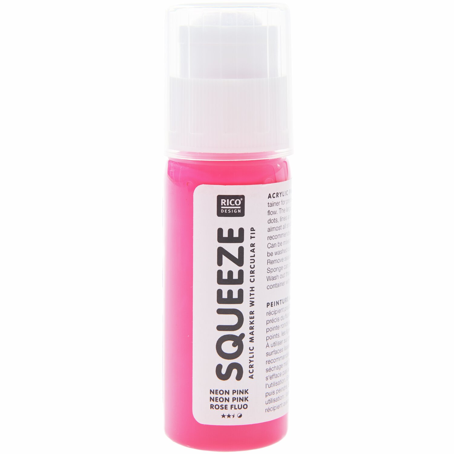 Rico Design Squeeze Acrylic Marker 60ml Neonpink