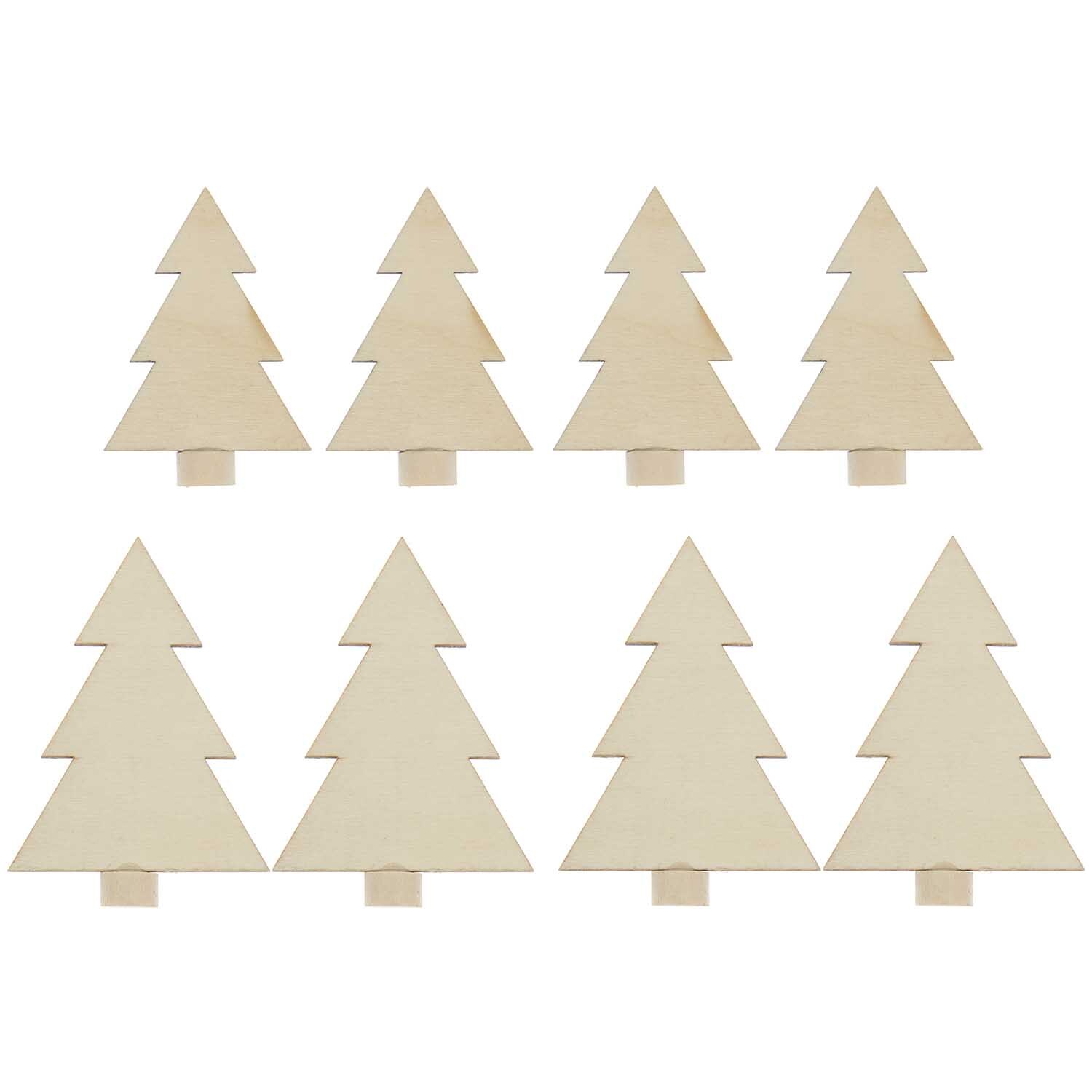 Adventskranzfiguren Tanne 8 Stück Adventskranzfiguren Tanne 8 Stück