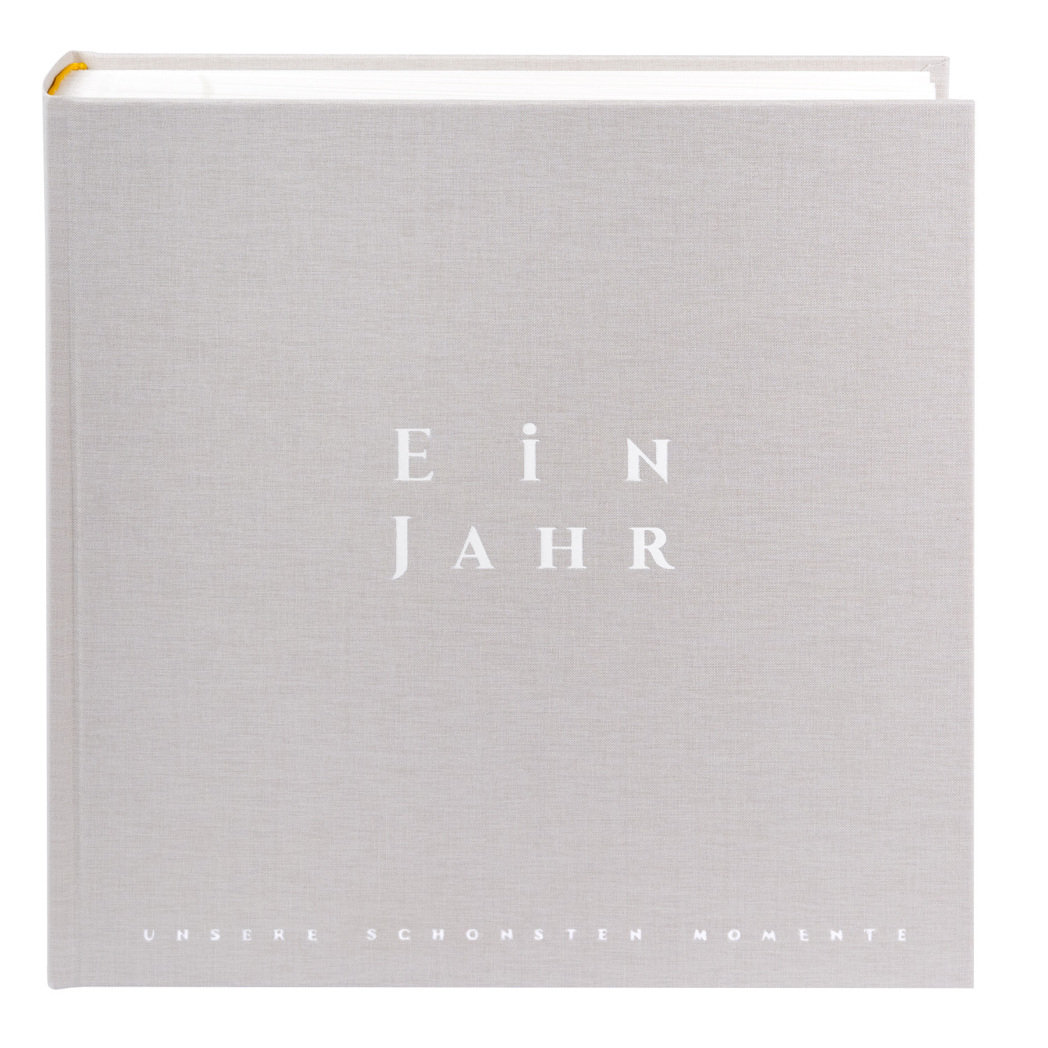 Fotoalbum ein Jahr 30x31cm Farbe Sandgrau von Goldbuch Georg Brückner Fotoalbum ein Jahr in sandgrau, 30x31cm. Elegantes Design für besondere Erinnerungen.