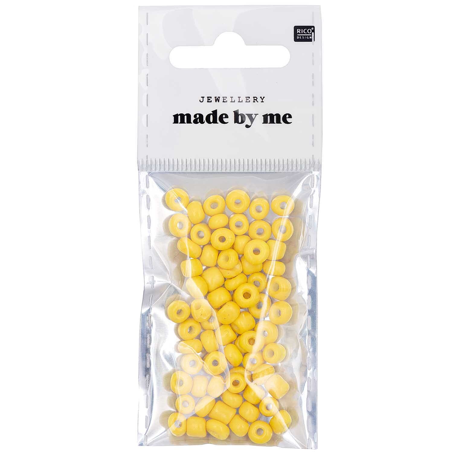 Keramik-Perlen natur 5mm 12g