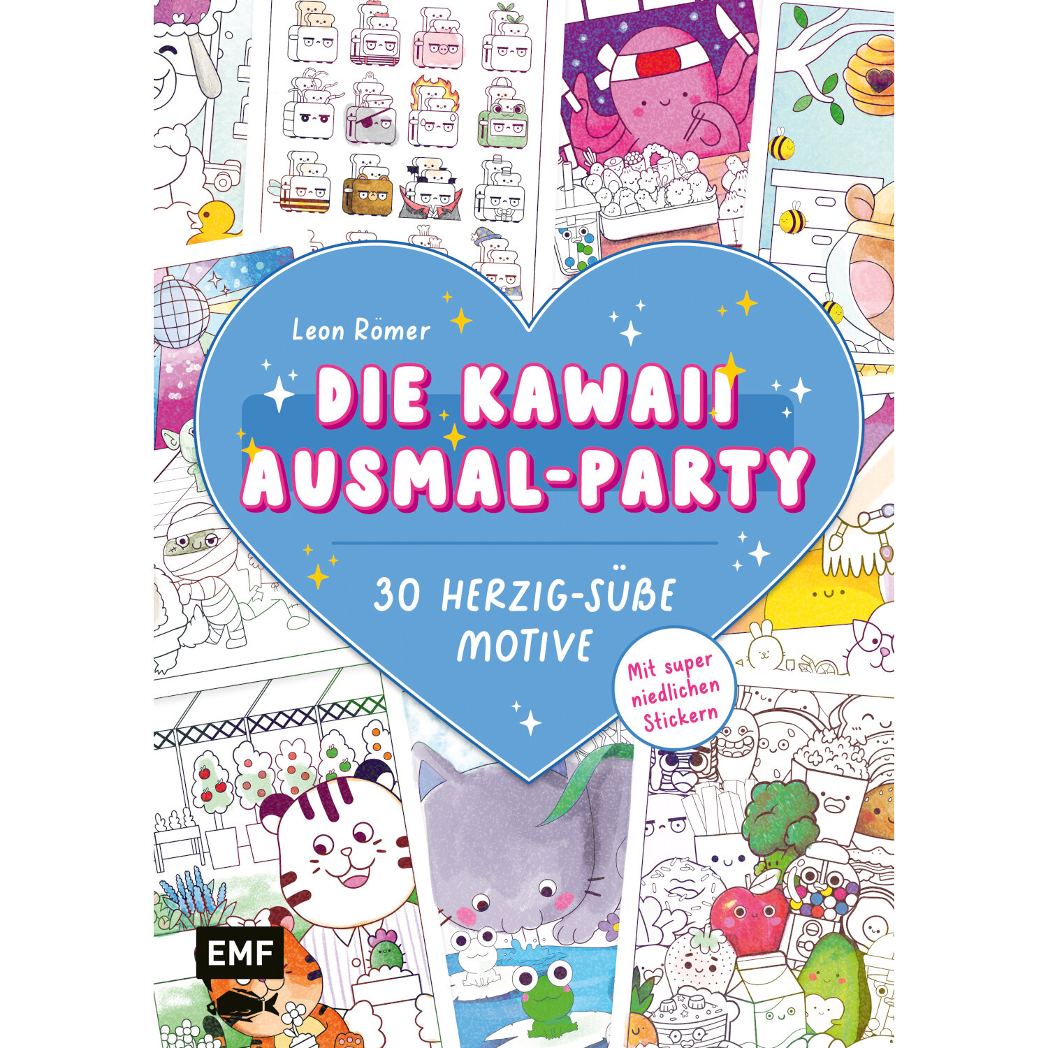 Die Kawaii-Ausmal-Party - 30 herzig-süße Motive von Edition Michael Fischer 