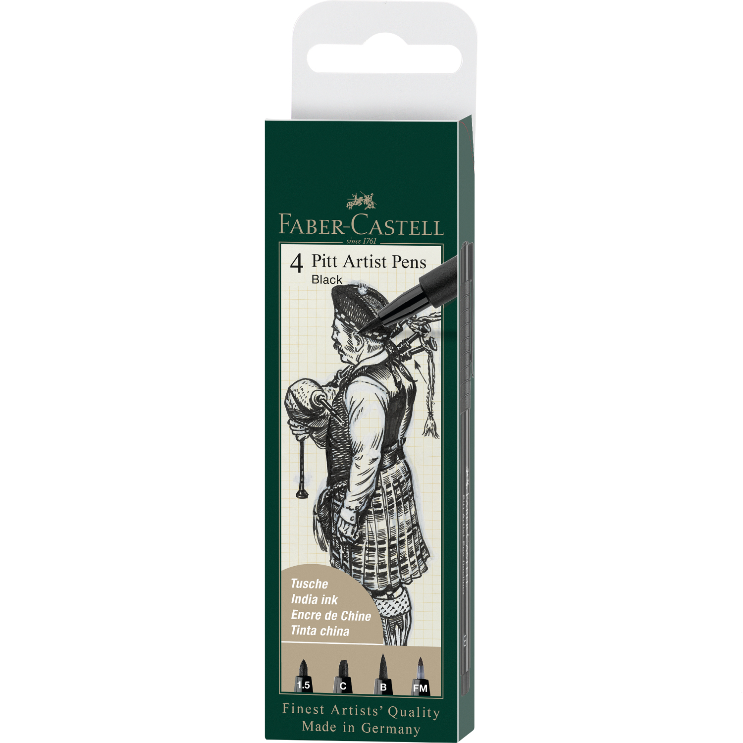 Pitt Artist Pen Tuschestift Set Schwarz Pitt Artist Pen Tuschestift Set Schwarz