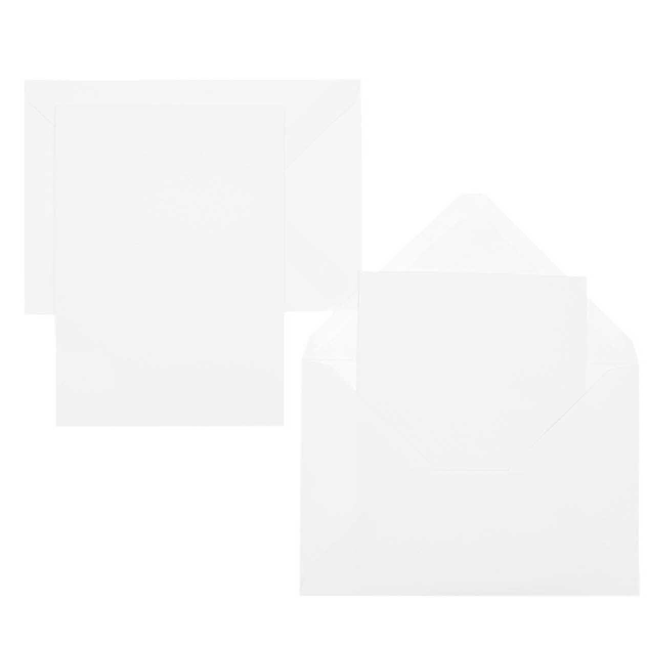 Paper Poetry Kartenset Basic weiß B6 30-teilig von Rico Design