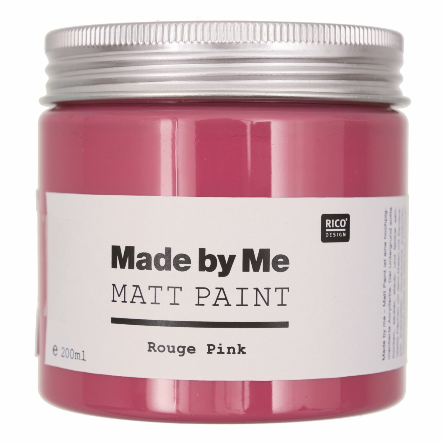 Rico Design Matt Paint 200ml Rouge Pink