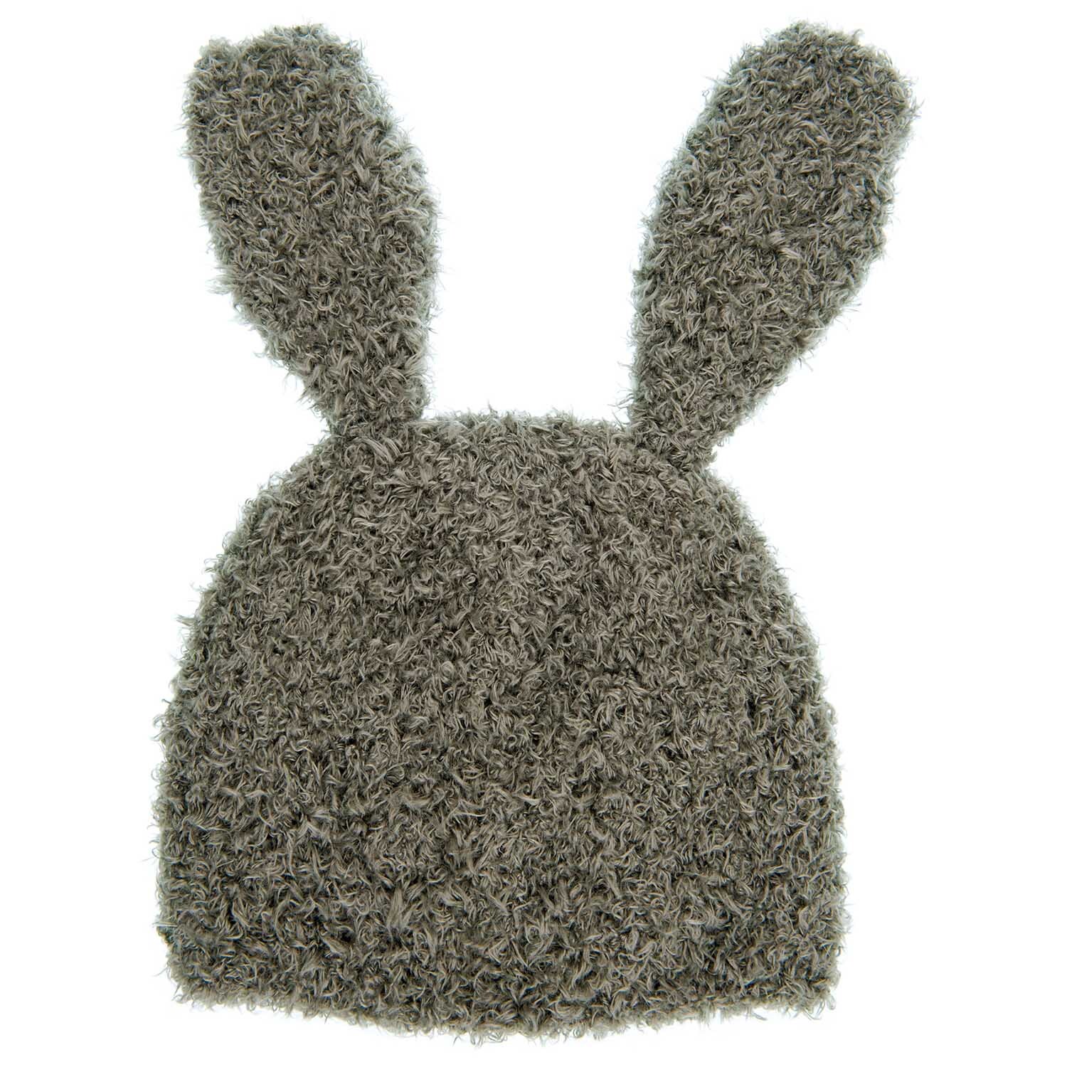 Strickset Mütze Hase Grau von Rico Design Strickset Mütze Hase Grau von Rico Design