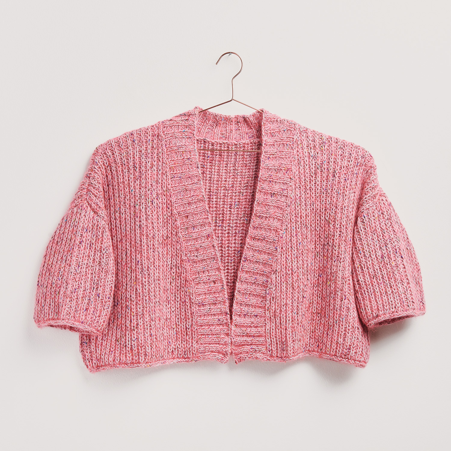 Strickanleitung Kimono-Jacke mit Beilaufgarn von Rico Design