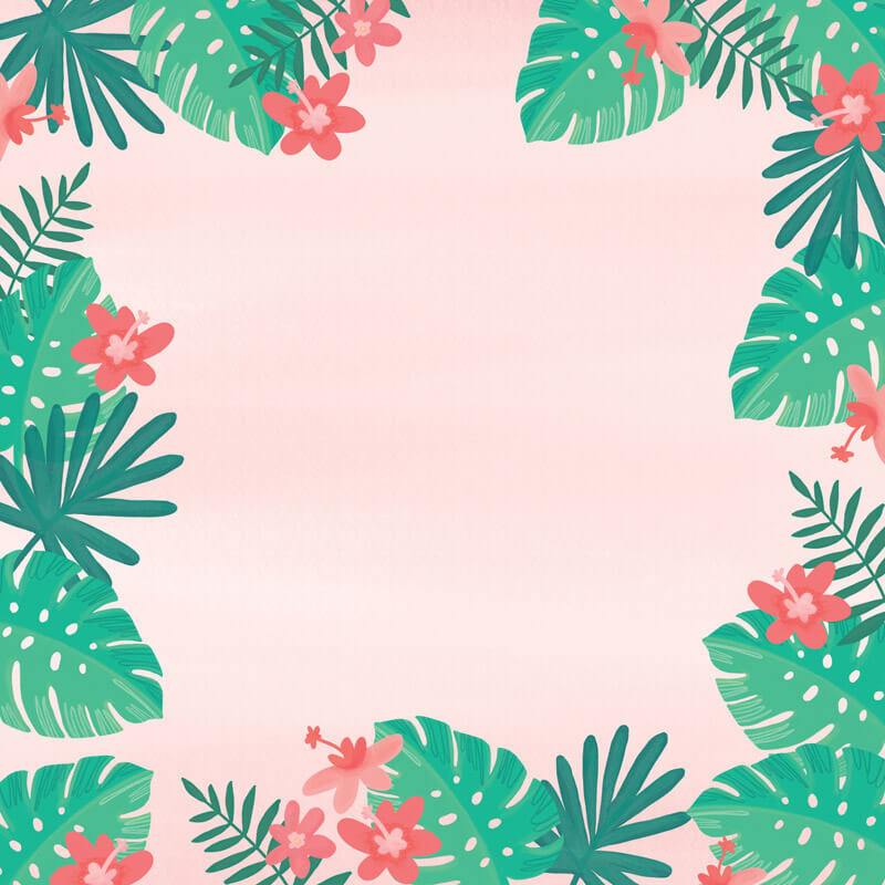 Scrapbooking Bogen Leaves 30,5x30,5cm