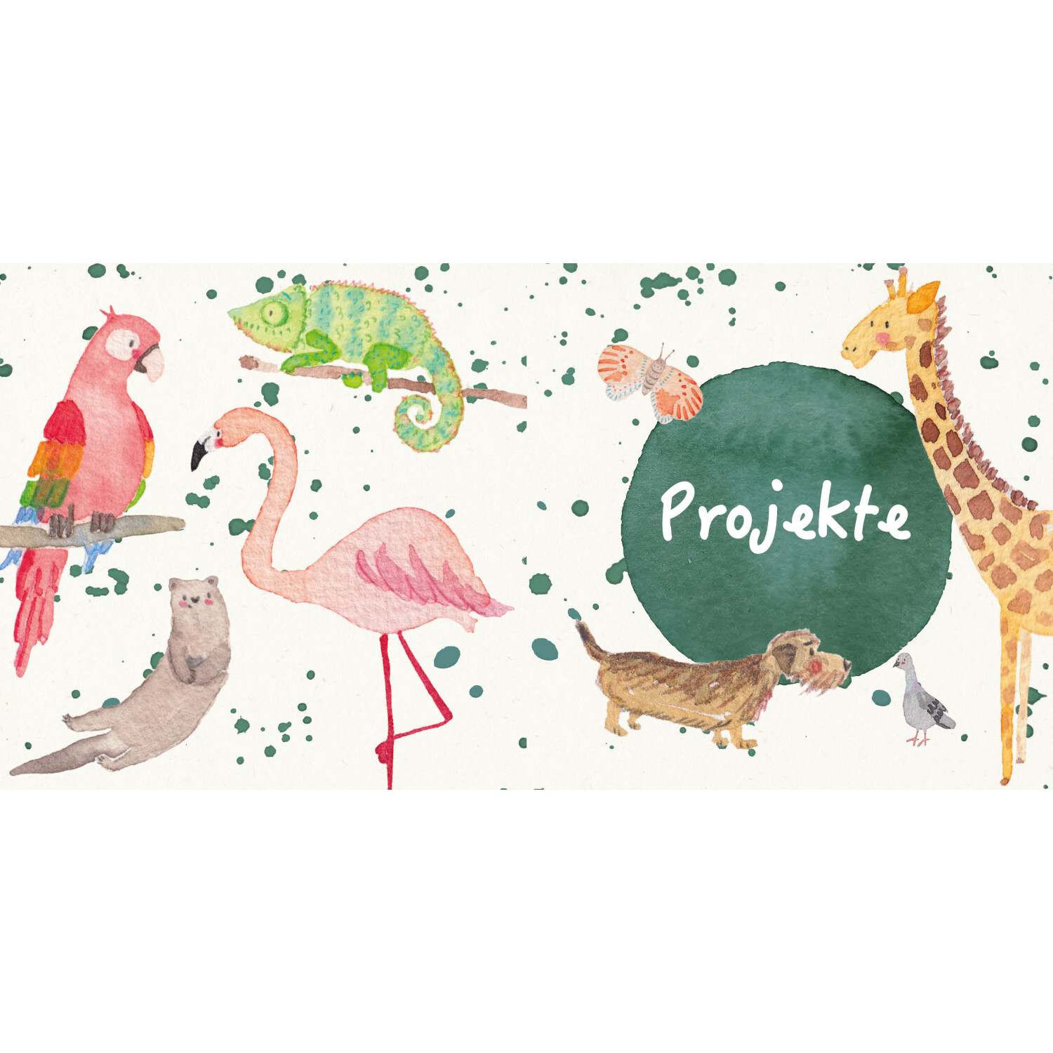 Mini Watercolor - Tiere von Edition Michael Fischer 