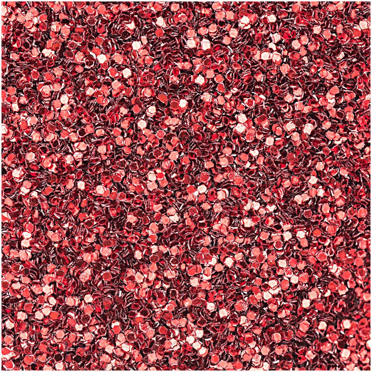 Glitter 6g von Rico Design in leuchtendem Rot, ideal für kreative Bastelprojekte und Dekorationen.