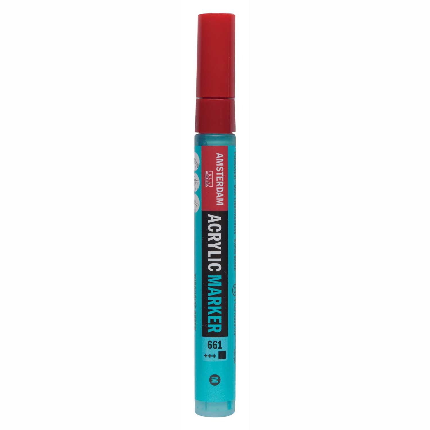 AMSTERDAM Acrylic Marker 3-4mm Türkisgrün