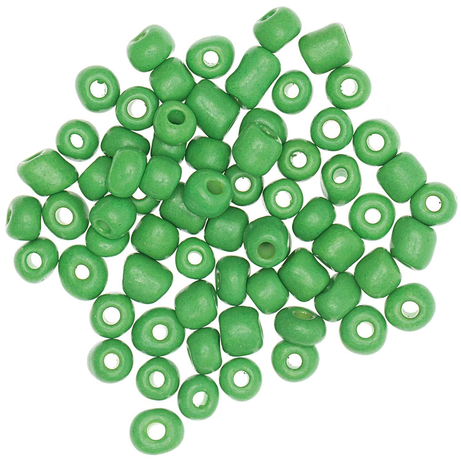 Keramik-Perlen natur 5mm 12g