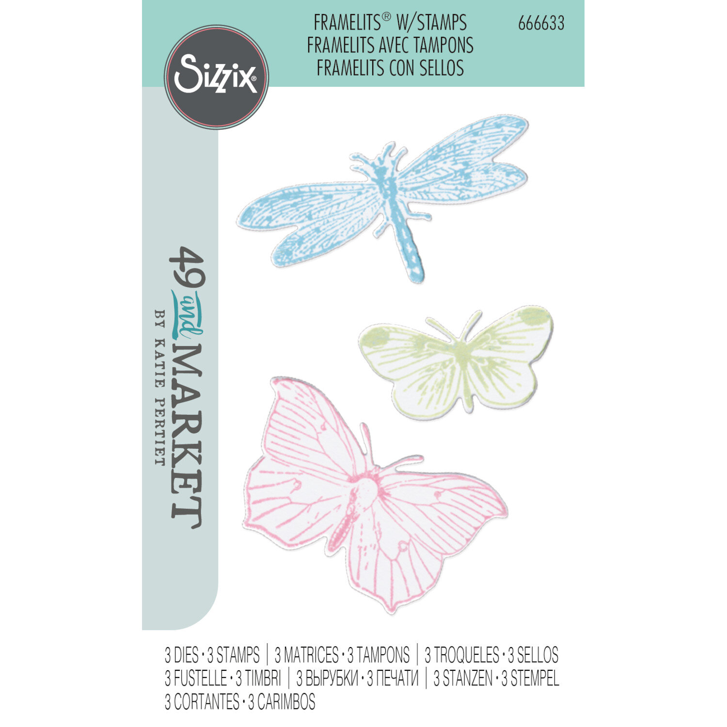 Framelits Die Set Stamps Engraved Wings 3PK von idee. Creativmarkt