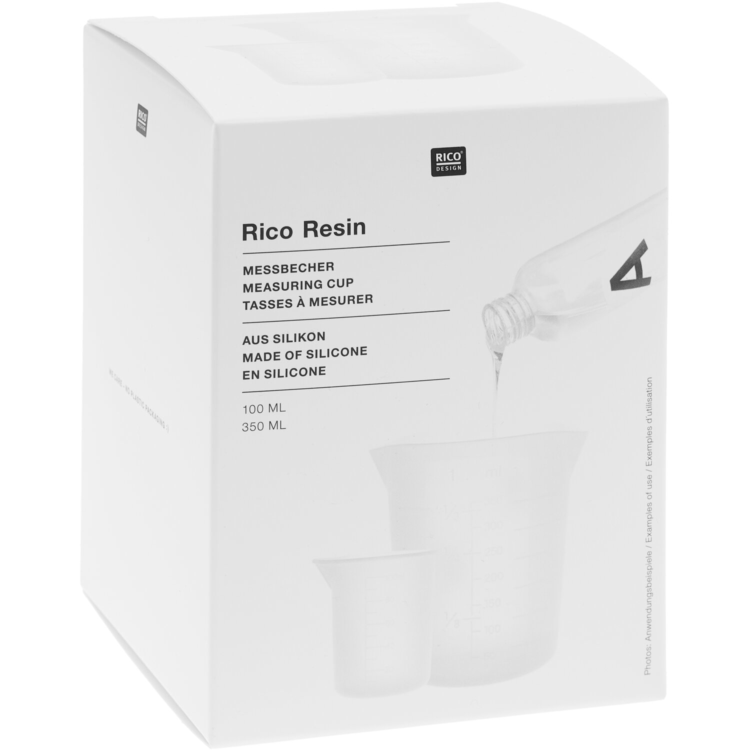 Messbecher-Set aus Silikon 100 ml & 350 ml von Rico Design