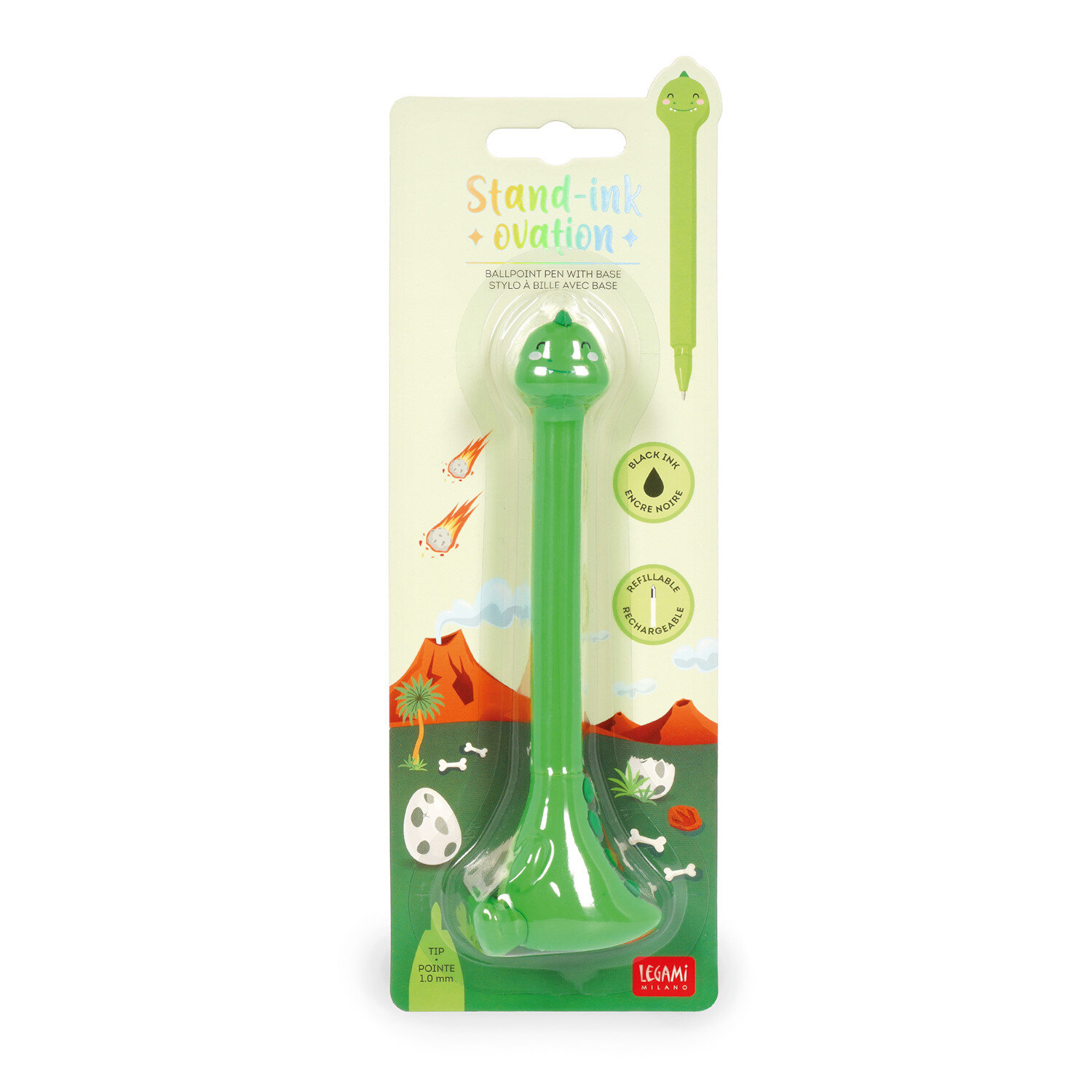 Kugelschreiber Stand Ink Ovation Farbe Dino von Legami 