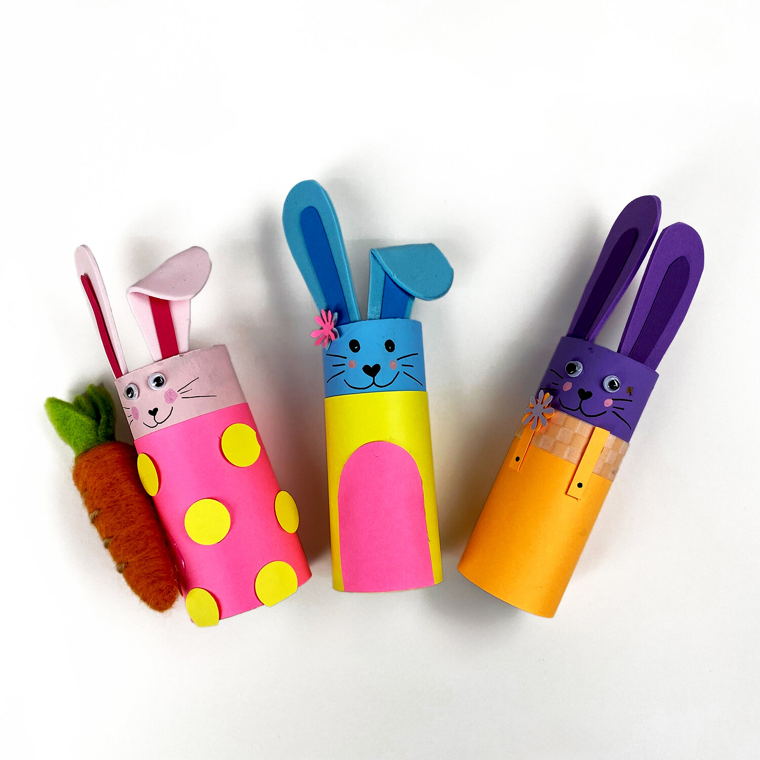 Bastelanleitung Osterhasen aus Klopapierrollen von idee. Creativmarkt 