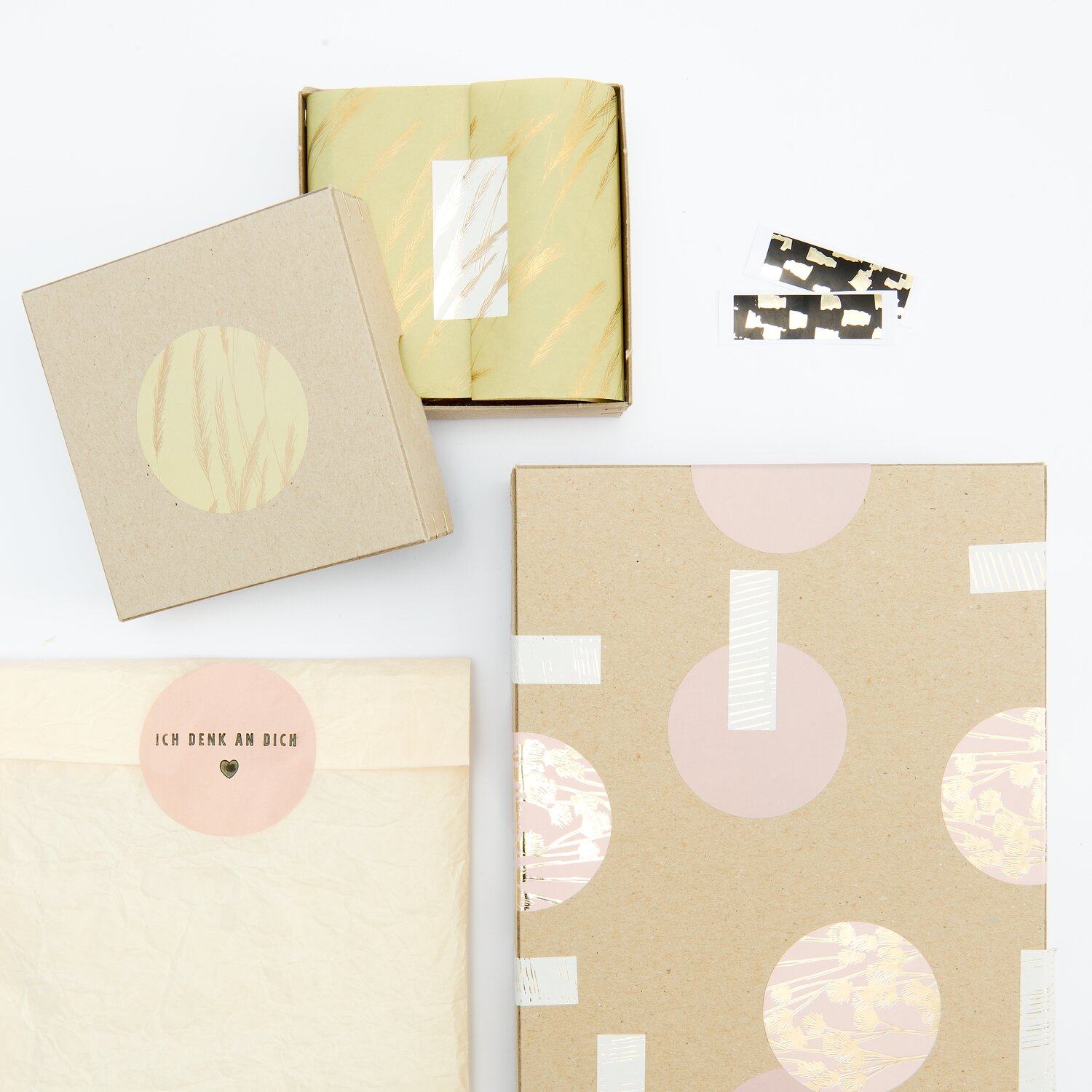 Paper Poetry Packaging Sticker auf Rolle In the Meadow 100 Stück von Rico Design