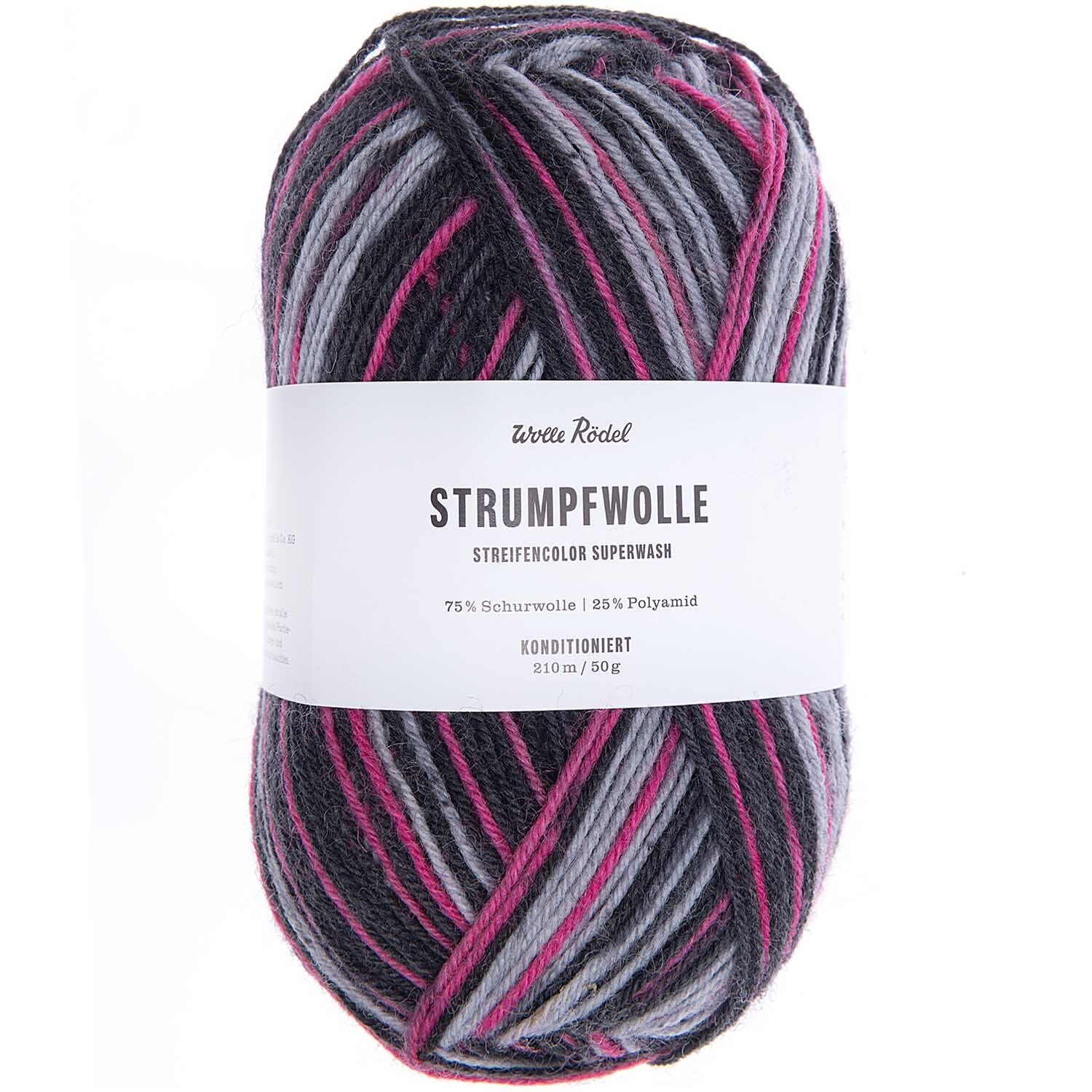 Strumpfwolle Streifencolor Strumpfwolle Streifencolor