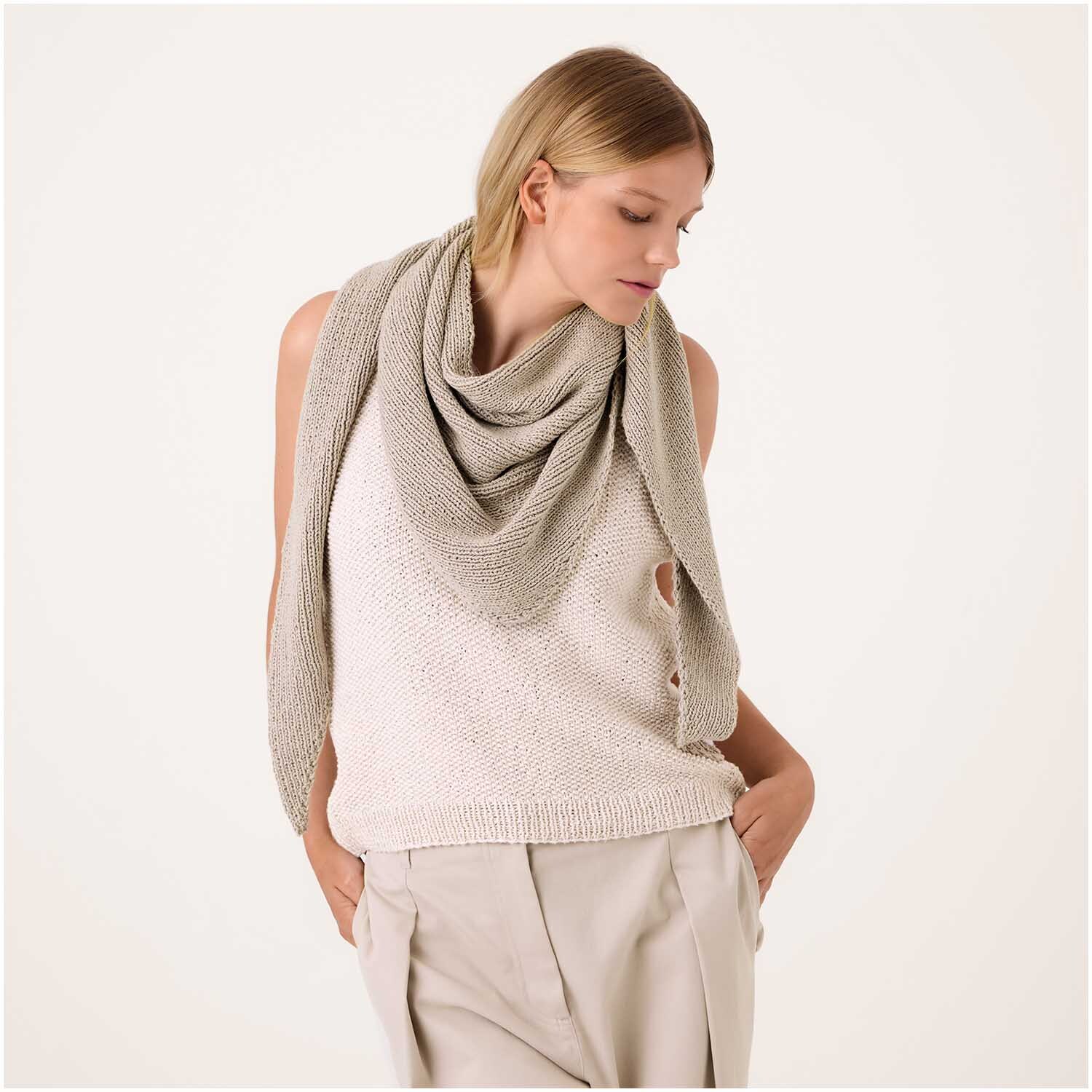 Strickset Tuch Modell 03 aus Luxury Knits