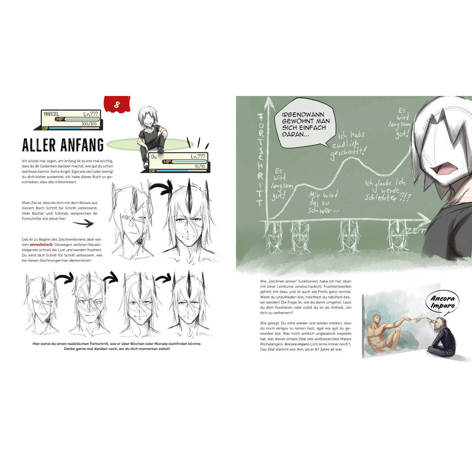 Manga -Zeichnen like a Sir von Edition Michael Fischer Manga -Zeichnen like a Sir: Anleitung zum Zeichnen von Manga-Gesichtern mit Tipps und Skizzen.