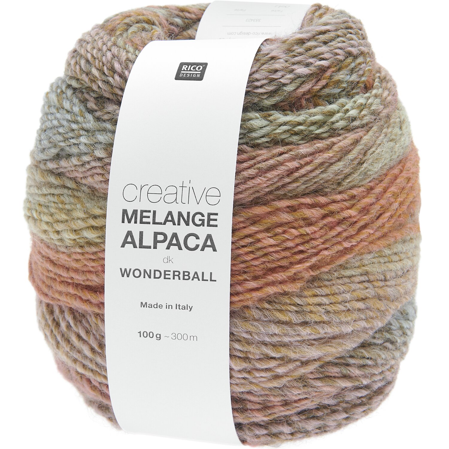Creative Melange Alpaca Wonderball dk 100g 300m Farbe Summer von Rico Design