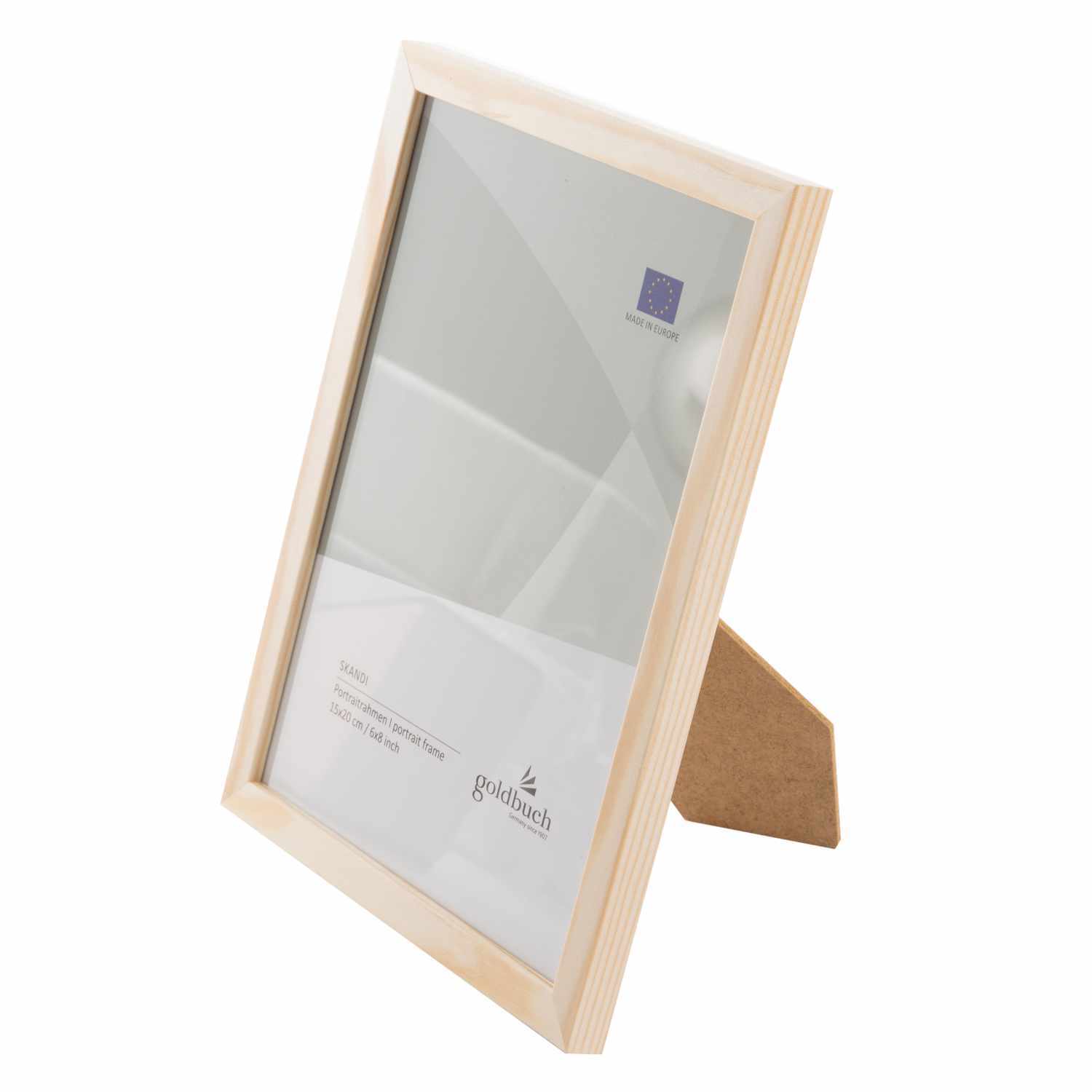 Bilderrahmen Natur aus Holz Größe 15x20cm von Goldbuch Georg Brückner 