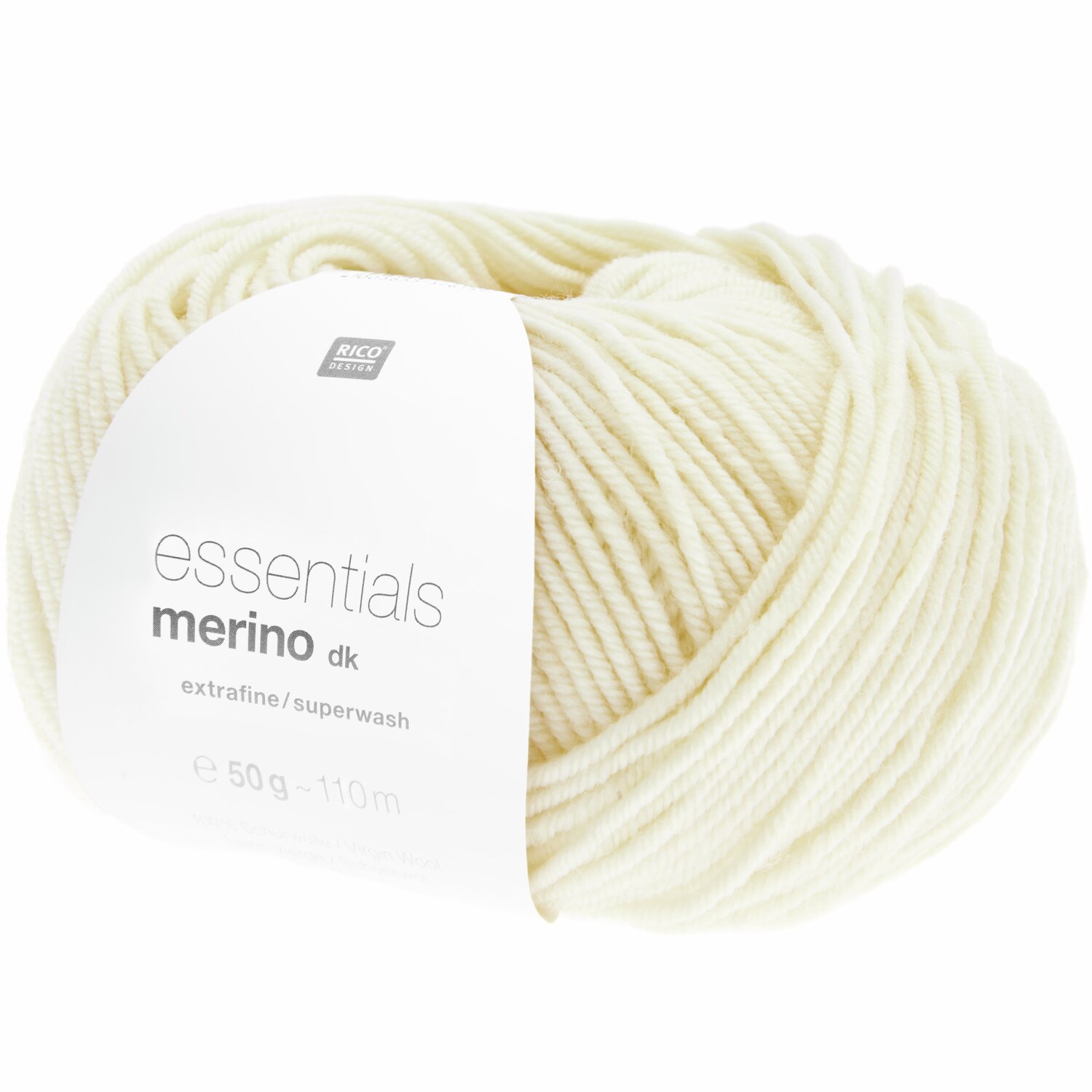 Essentials Merino dk 50g 110m Farbe Natur von Rico Design