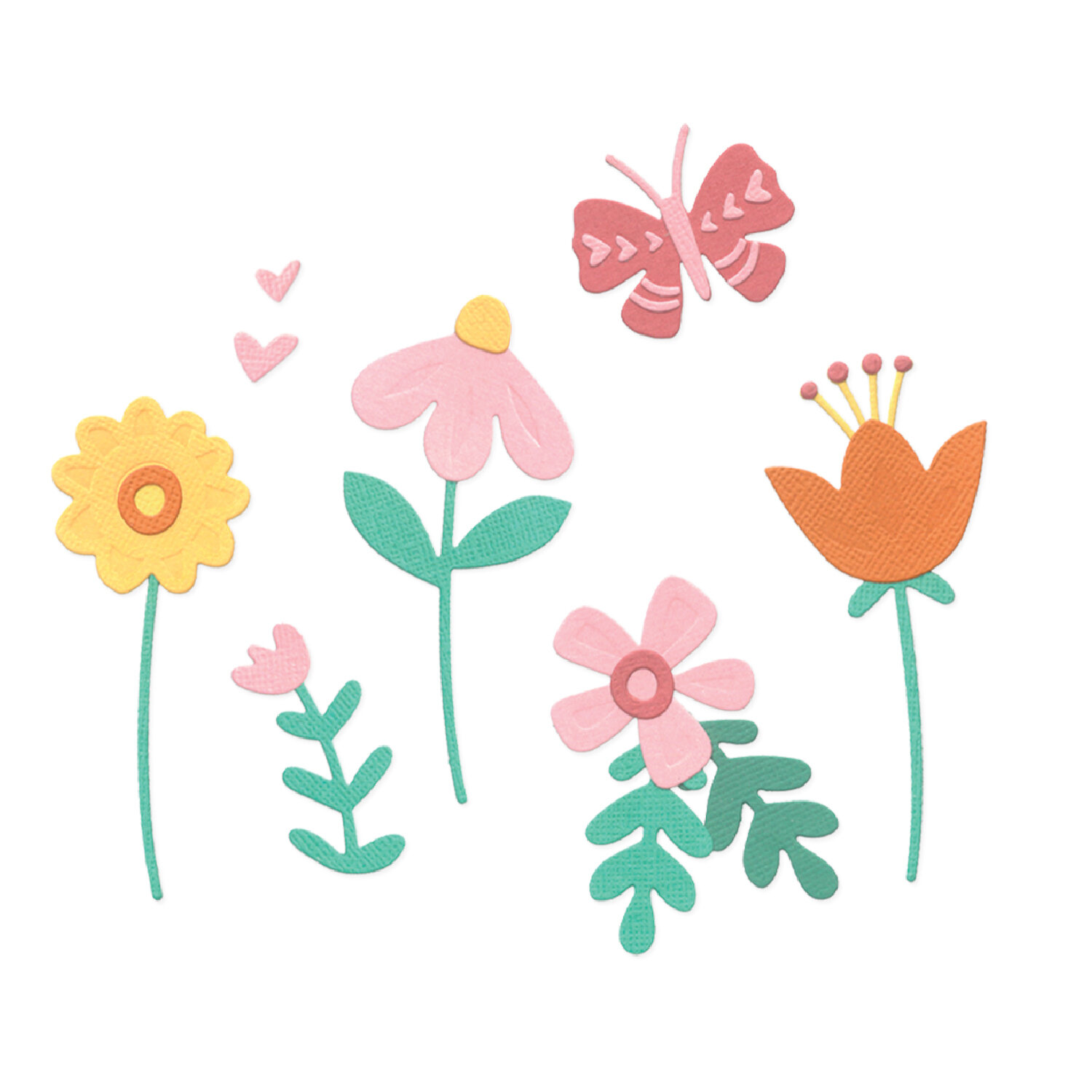 Thinlits Die Set Friendly Florals 18-teilig von idee. Creativmarkt 