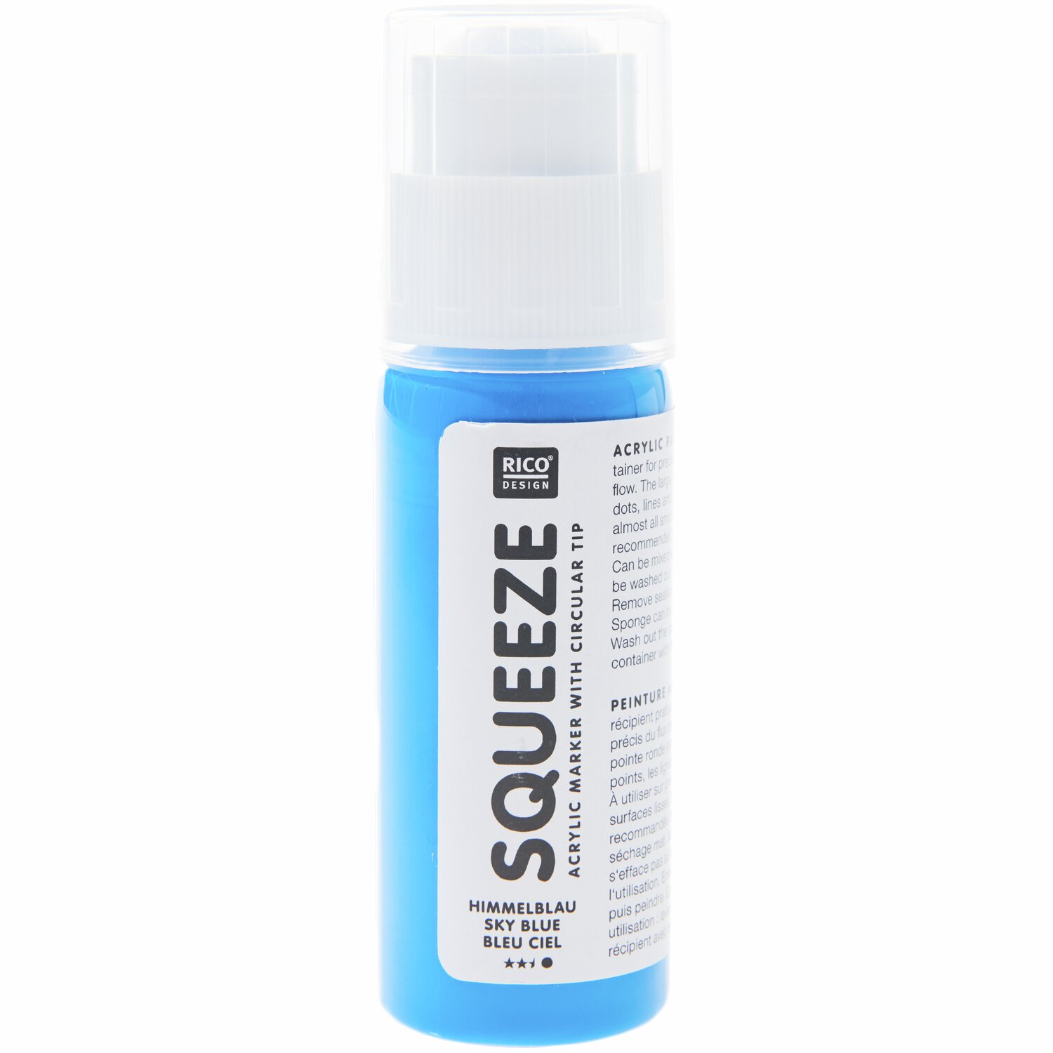 Rico Design Squeeze Acrylic Marker 60ml Himmelblau
