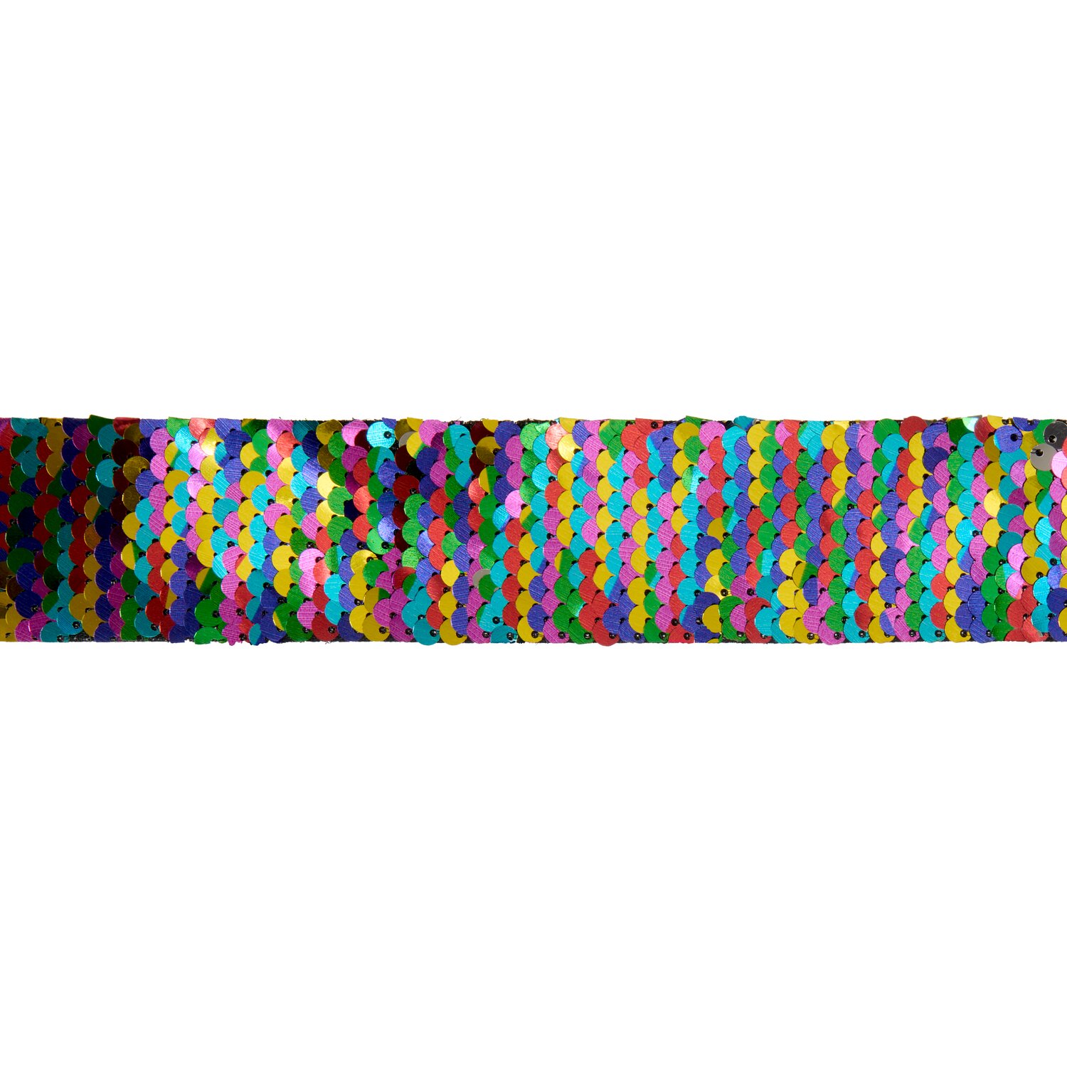 Paillettenband Bunt-Silber 38mmx2m von Rico Design