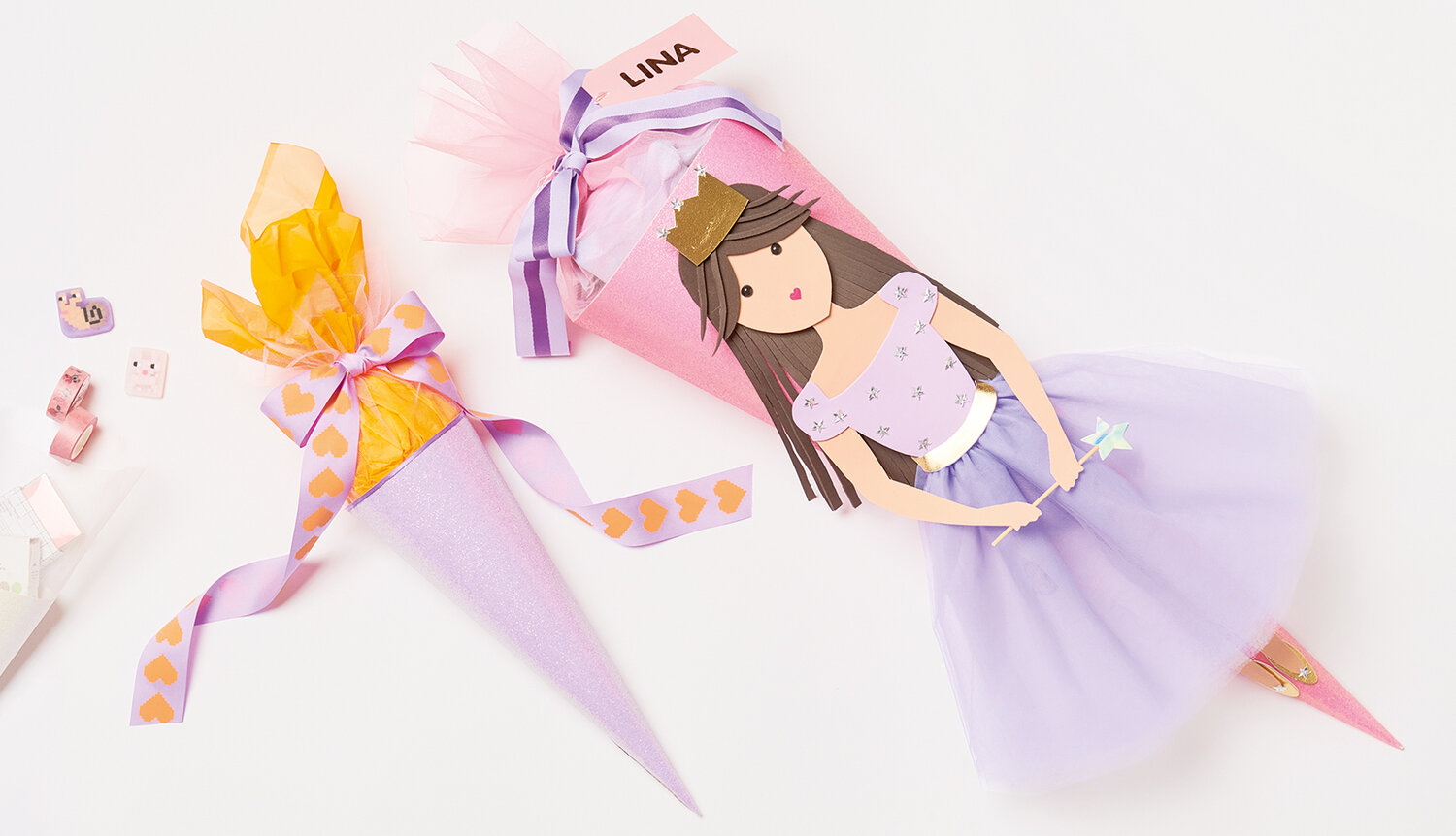 Bastelanleitung Prinzessin Schultüte