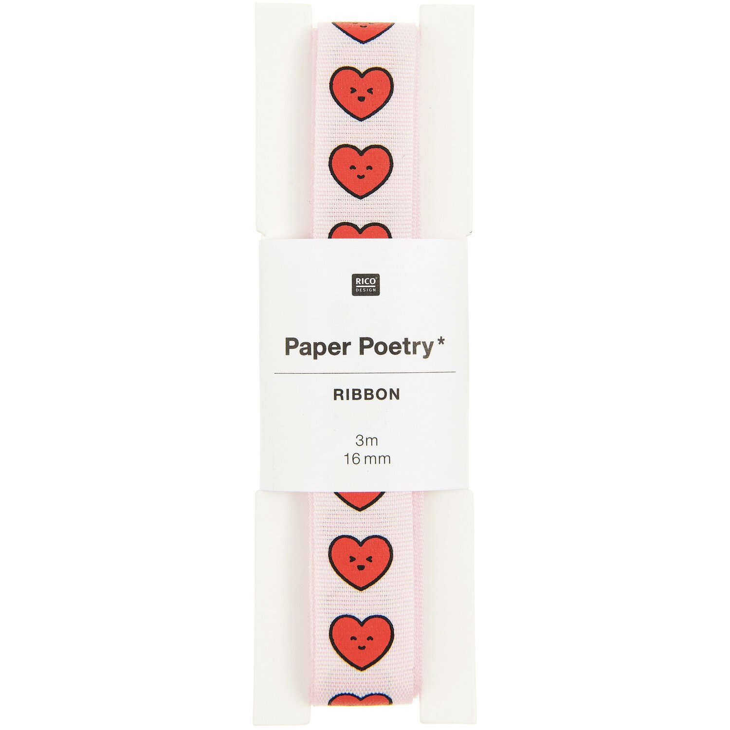 Paper Poetry Taftband Chingu Herzen von Rico Design