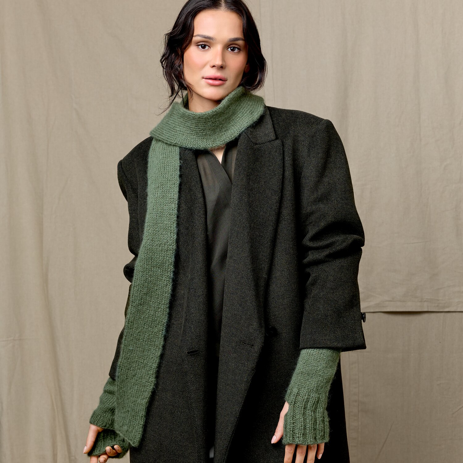 Strickset Minischal 05 aus Luxury Knits Little Pieces von Rico Design