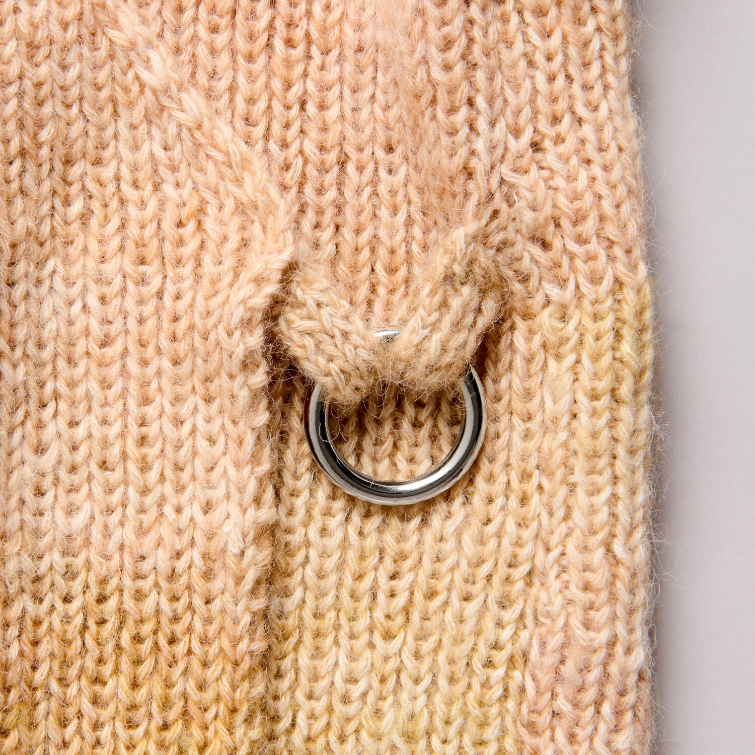 Karabiner-Ring Ø3,5cm Farbe Silber von Rico Design