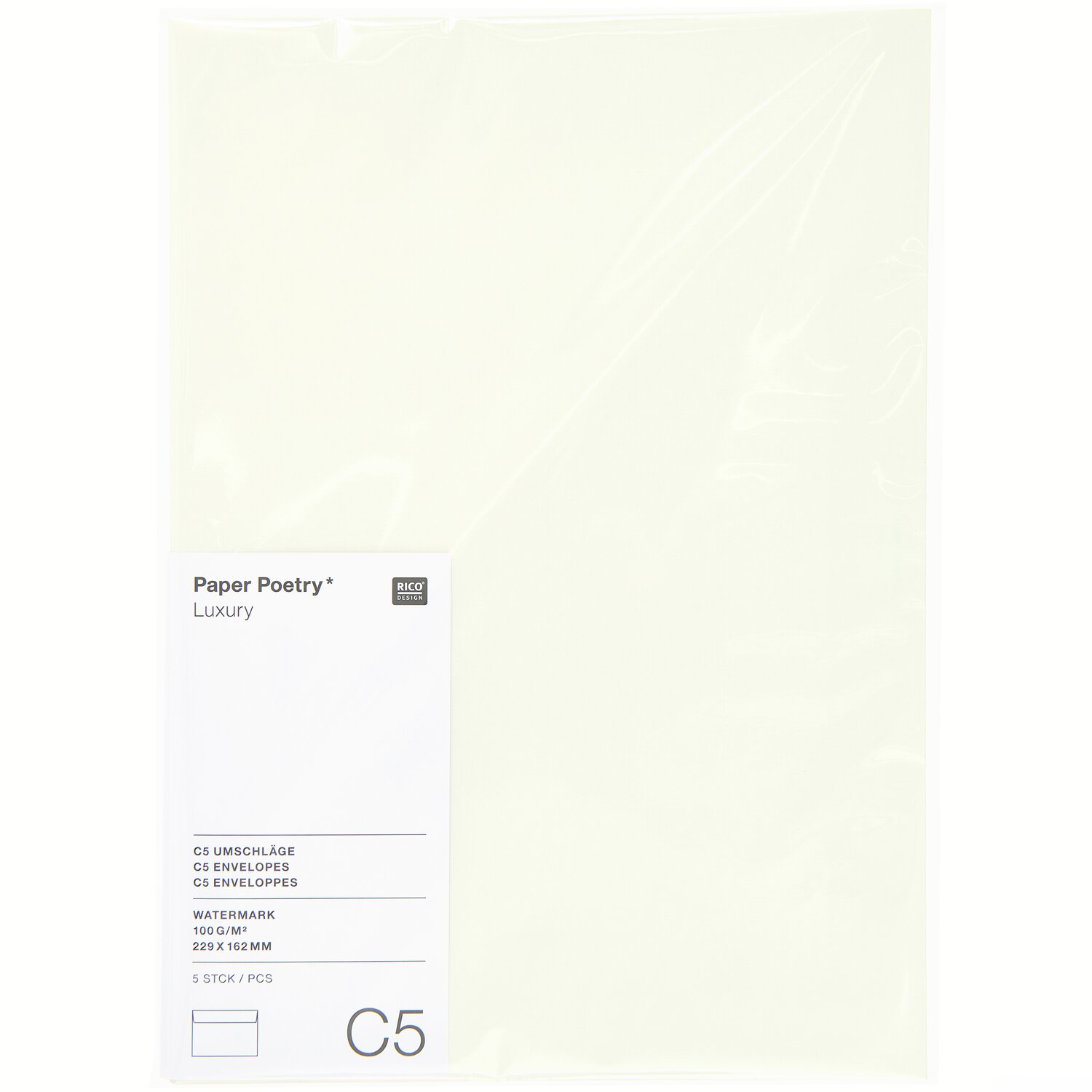 Paper Poetry Luxury Umschläge C5