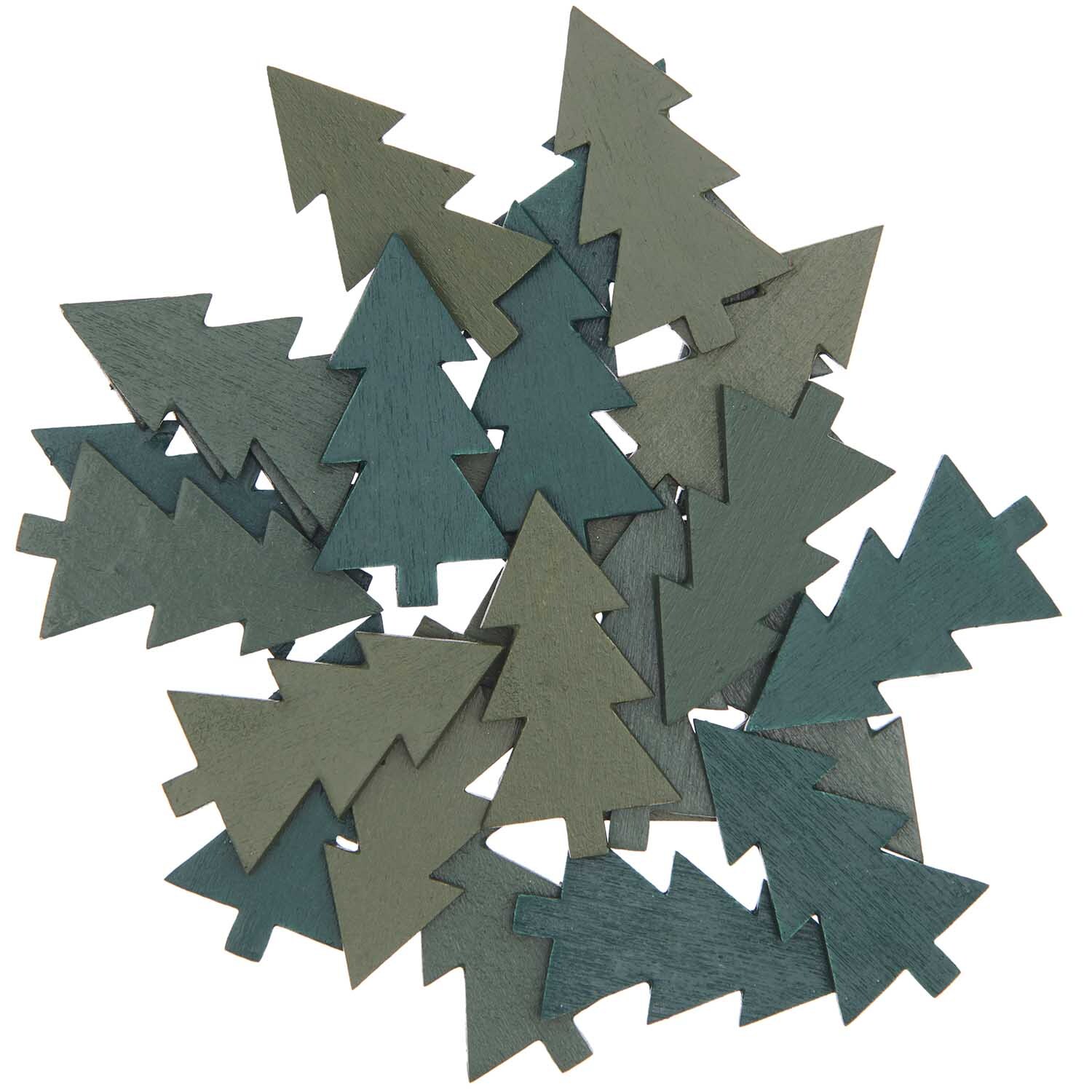 Holzstreu Tanne Grün 20x36mm