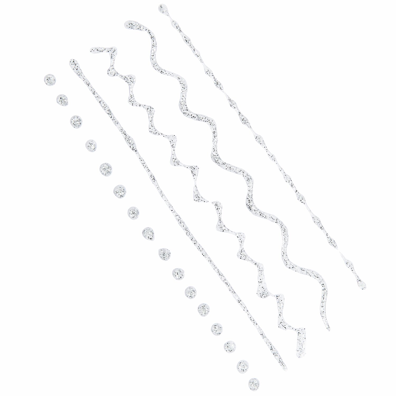 3D Pen Farbe 27ml Farbe Silber Glitz von Rico Design