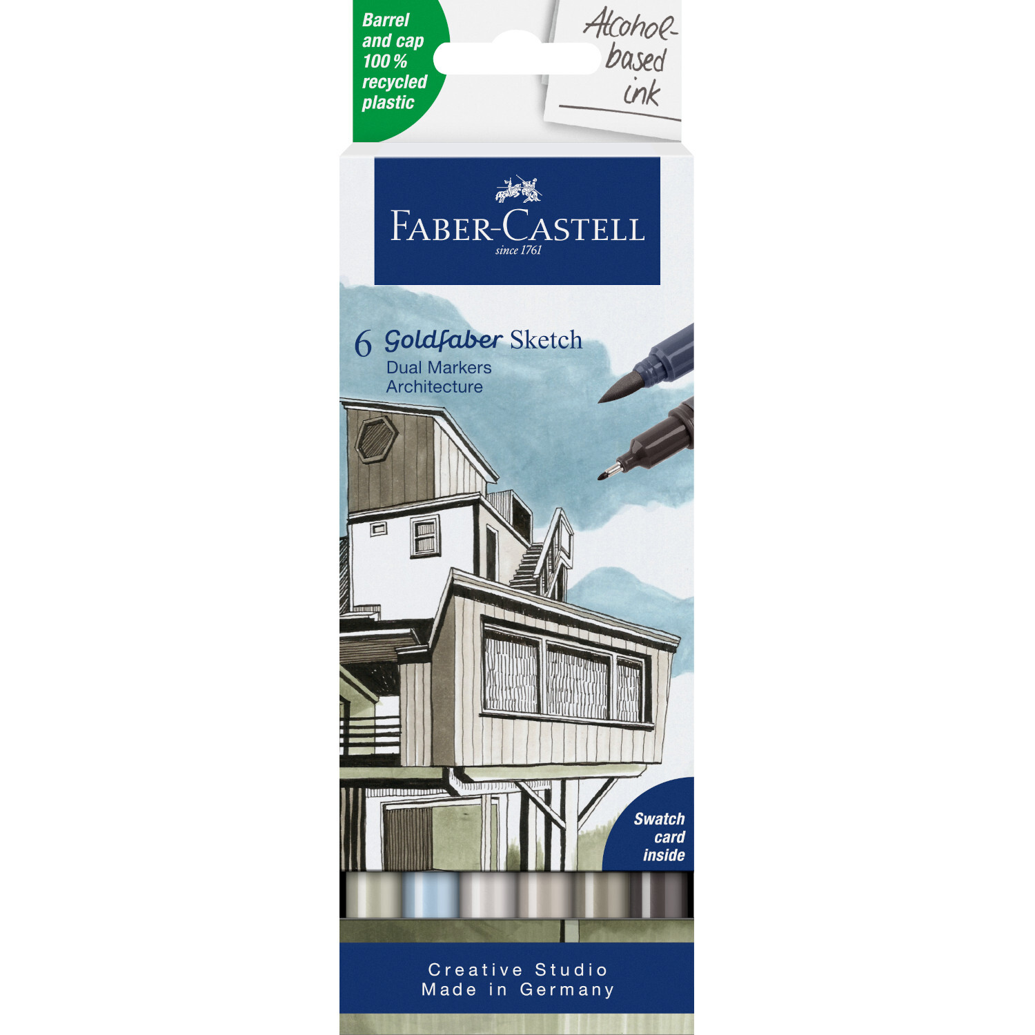 Goldfaber Sketch Marker Architekt Set 6 Stück