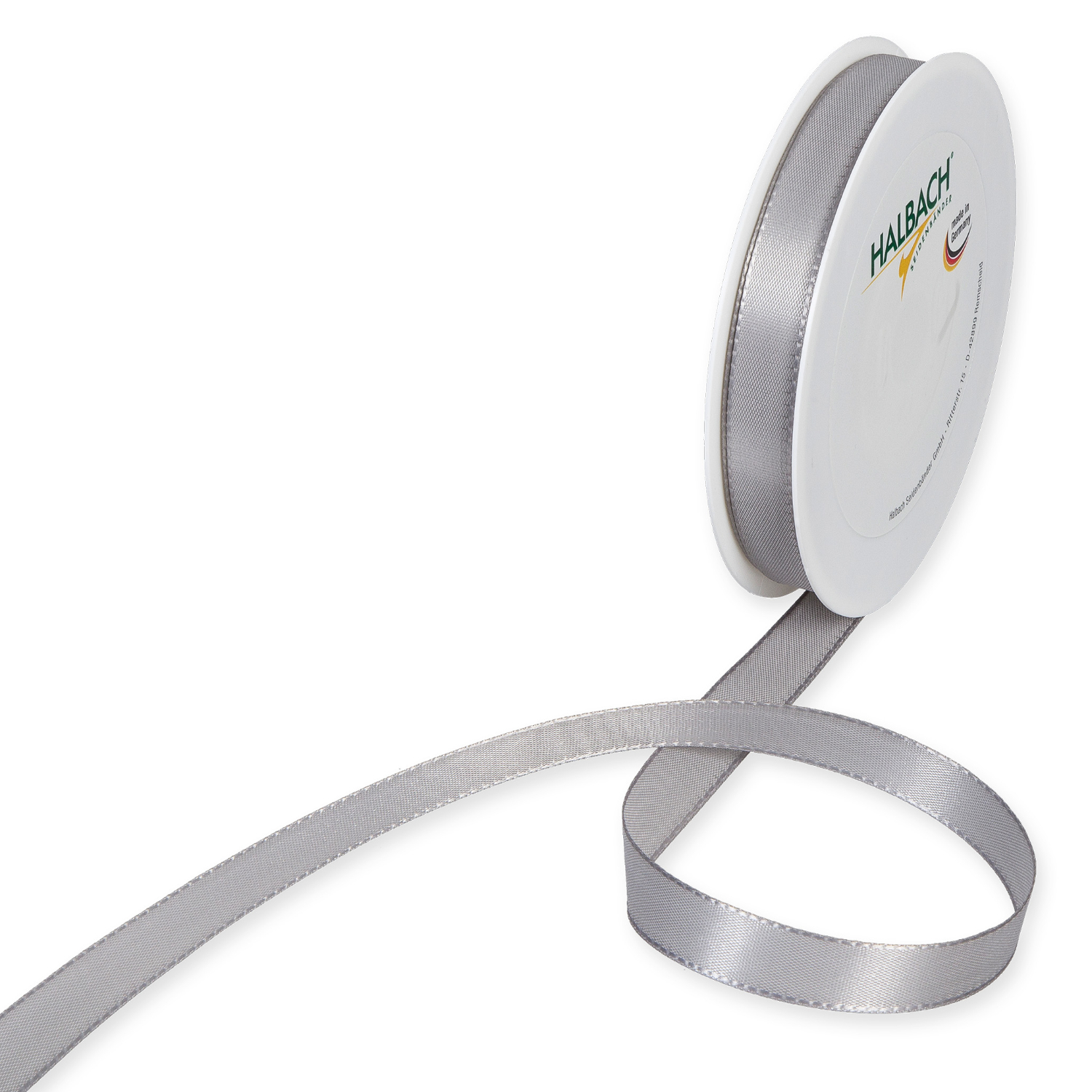 Halbach Taftband 15mm 10m Grau